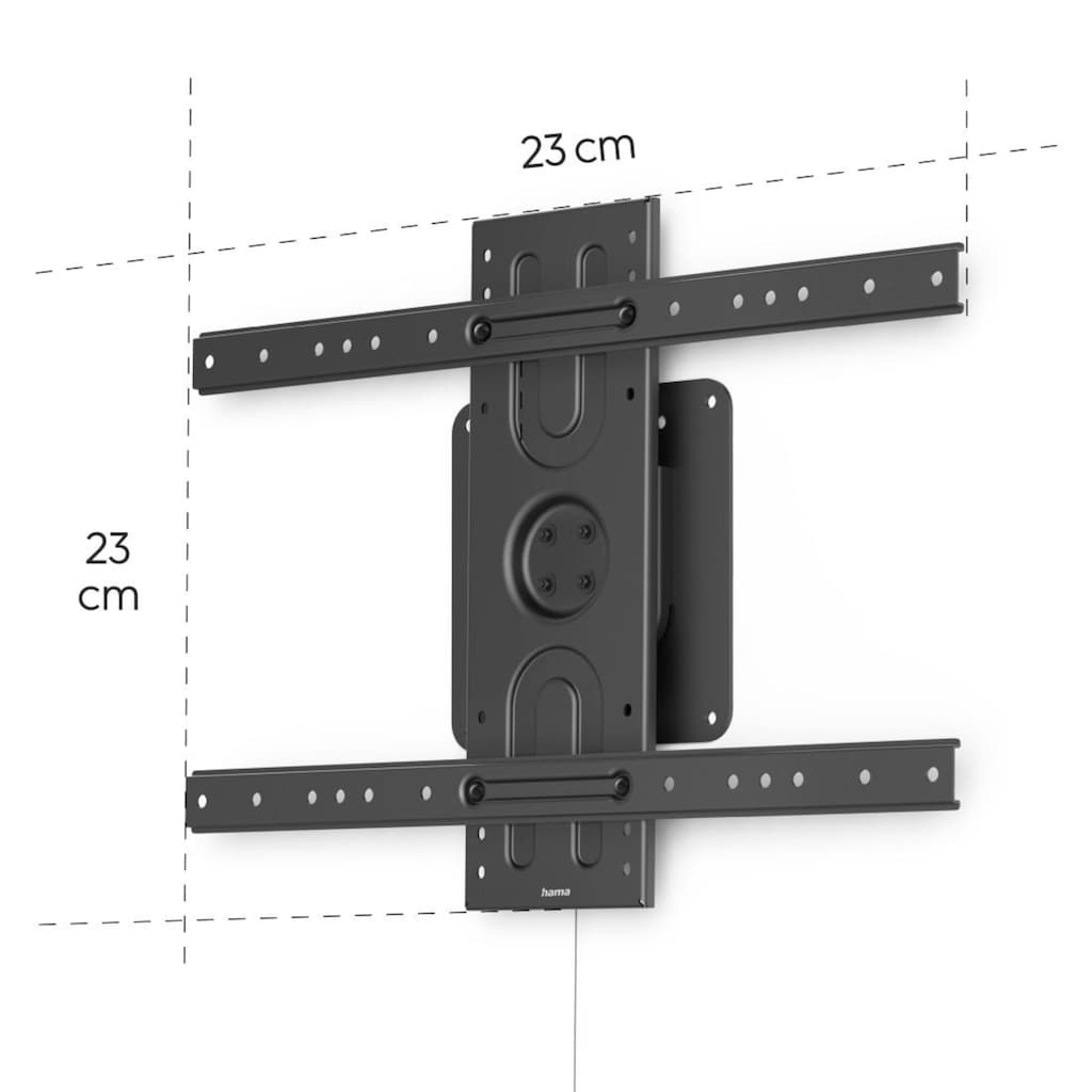 Hama TV-Wandhalterung »drehbar, bis 50kg, 94 - 203 cm (37" - 80"),43",50",55",65",75"«, bis 203 cm Zoll