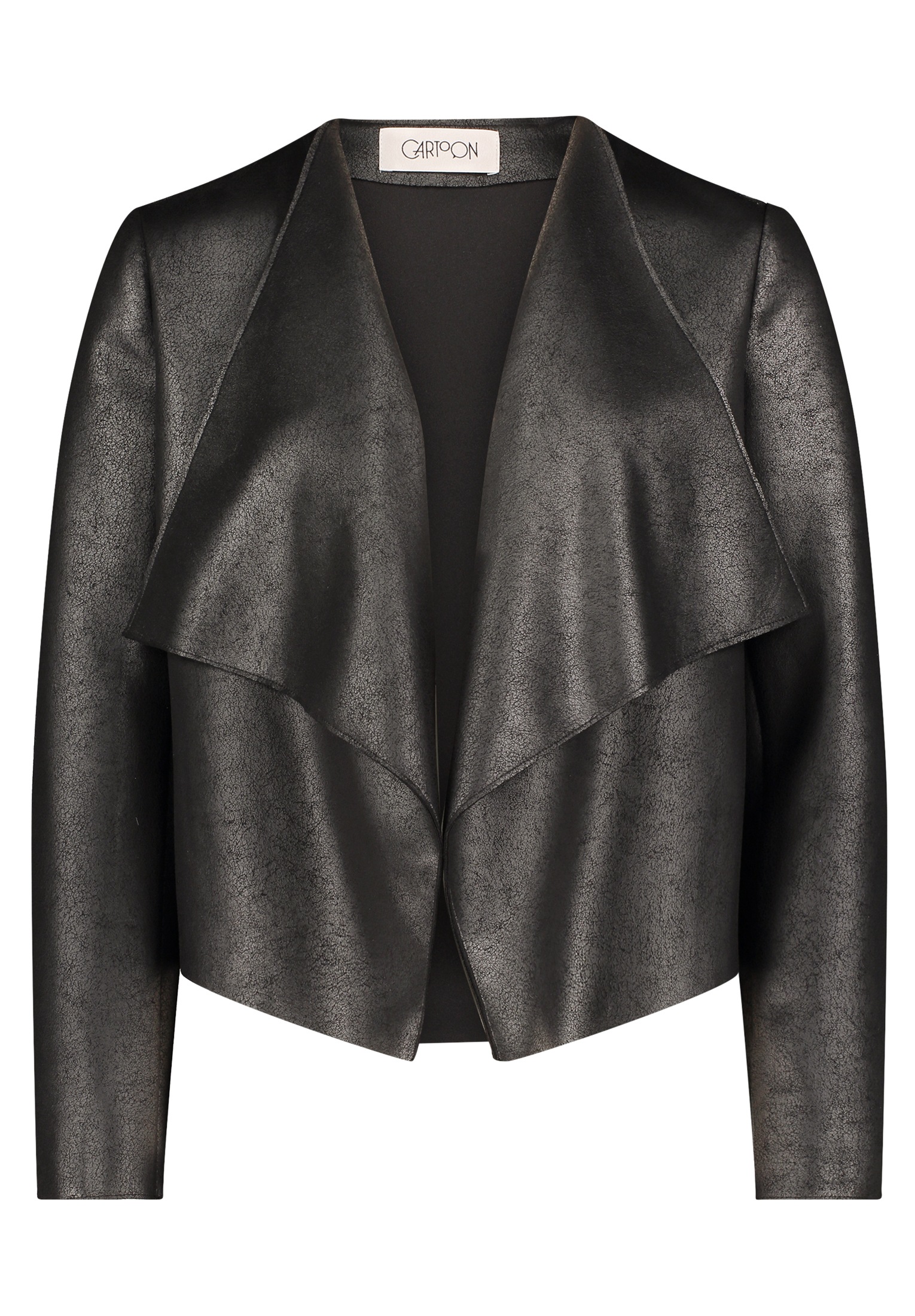 Cartoon Jackenblazer "Cartoon Damen Blazer-Jacke mit offenem Saum", Materia günstig online kaufen