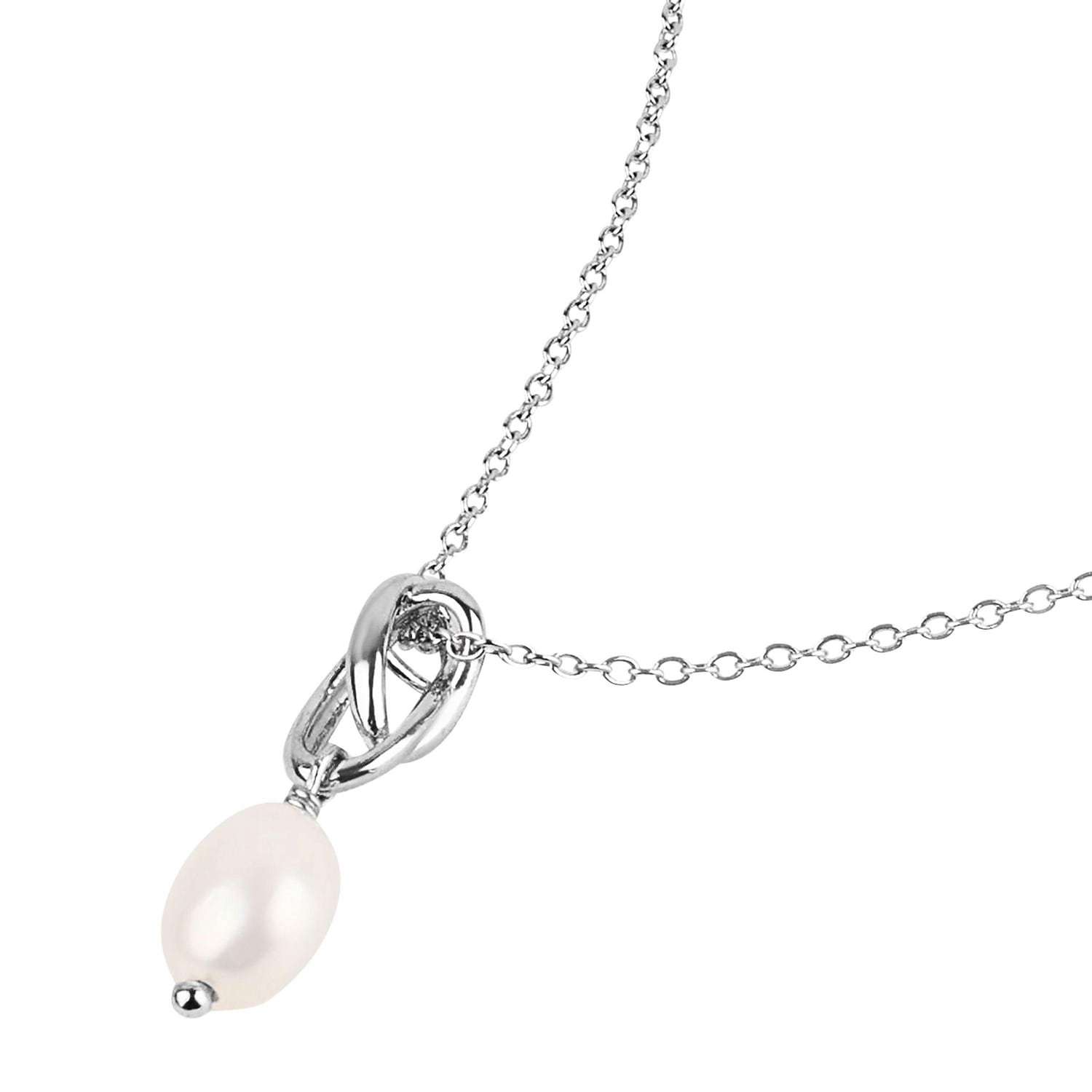 TOM TAILOR Kette mit Anhänger »Knoten-Motiv« mit Süßwasserzuchtperle