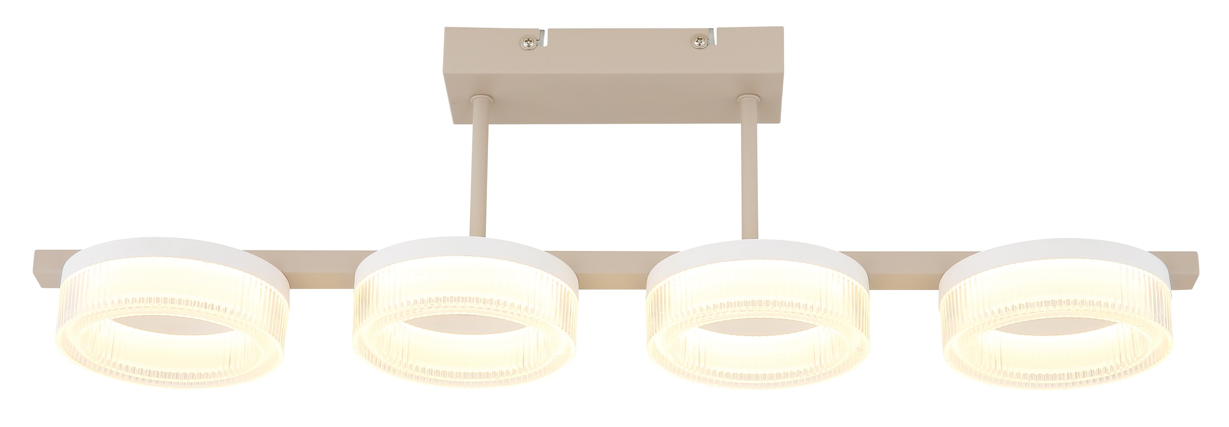 "GLOBO LIGHTING Deckenleuchte ""Marlenne"", beige (sandfarben matt), 1, H: 19,5cm, 1 Stk., Leuchten, LED Deckenleuchte für Wohn- & Flur sandfarben