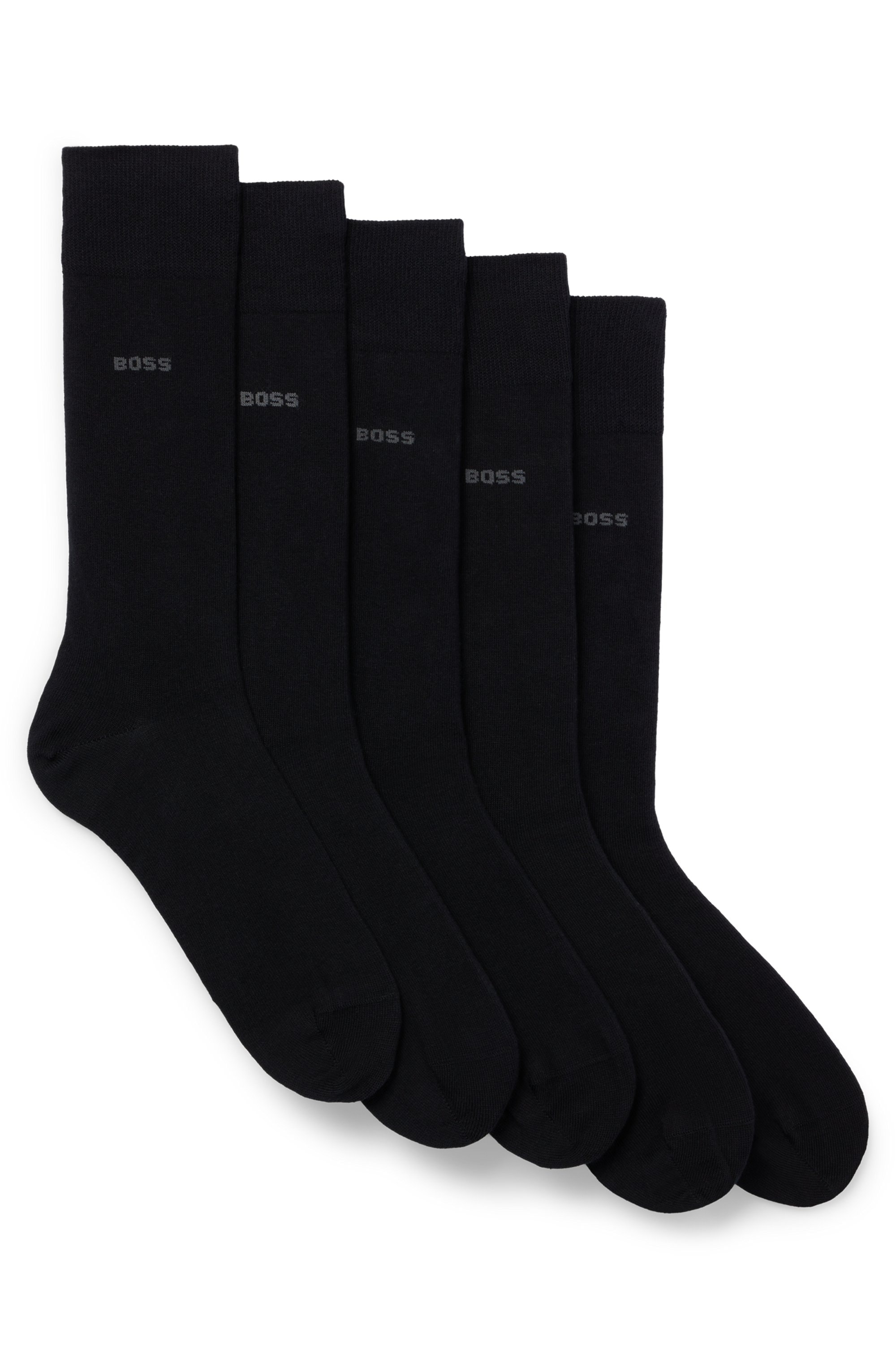 BOSS Socken "5P Uni Color CC" 5 Stk. tlg. in klassischer Unifarbe günstig online kaufen