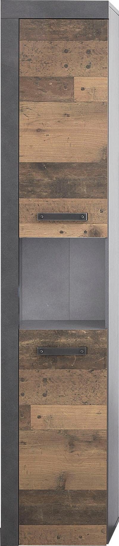 INOSIGN Hochschrank "Ilana", Badschrank im modernen Industrial Style - Maße günstig online kaufen