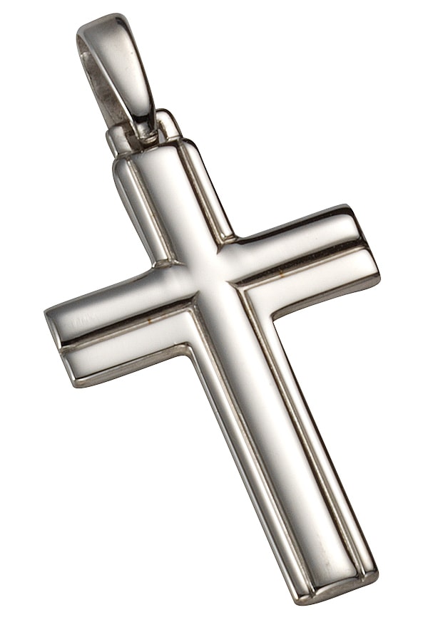 Firetti Kettenanhänger »Kreuz rhodinierte glänzende und Optik«