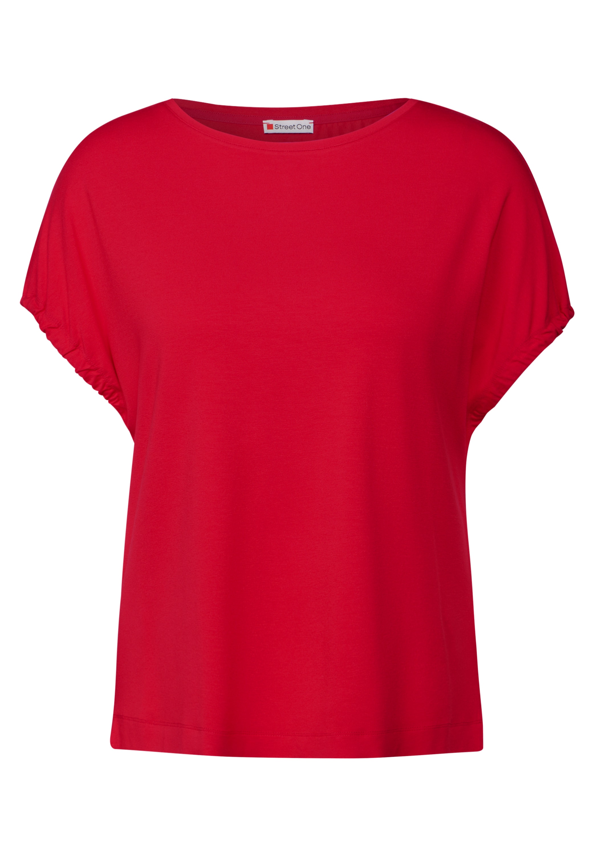 STREET ONE T-Shirt, mit U-Boot-Ausschnitt