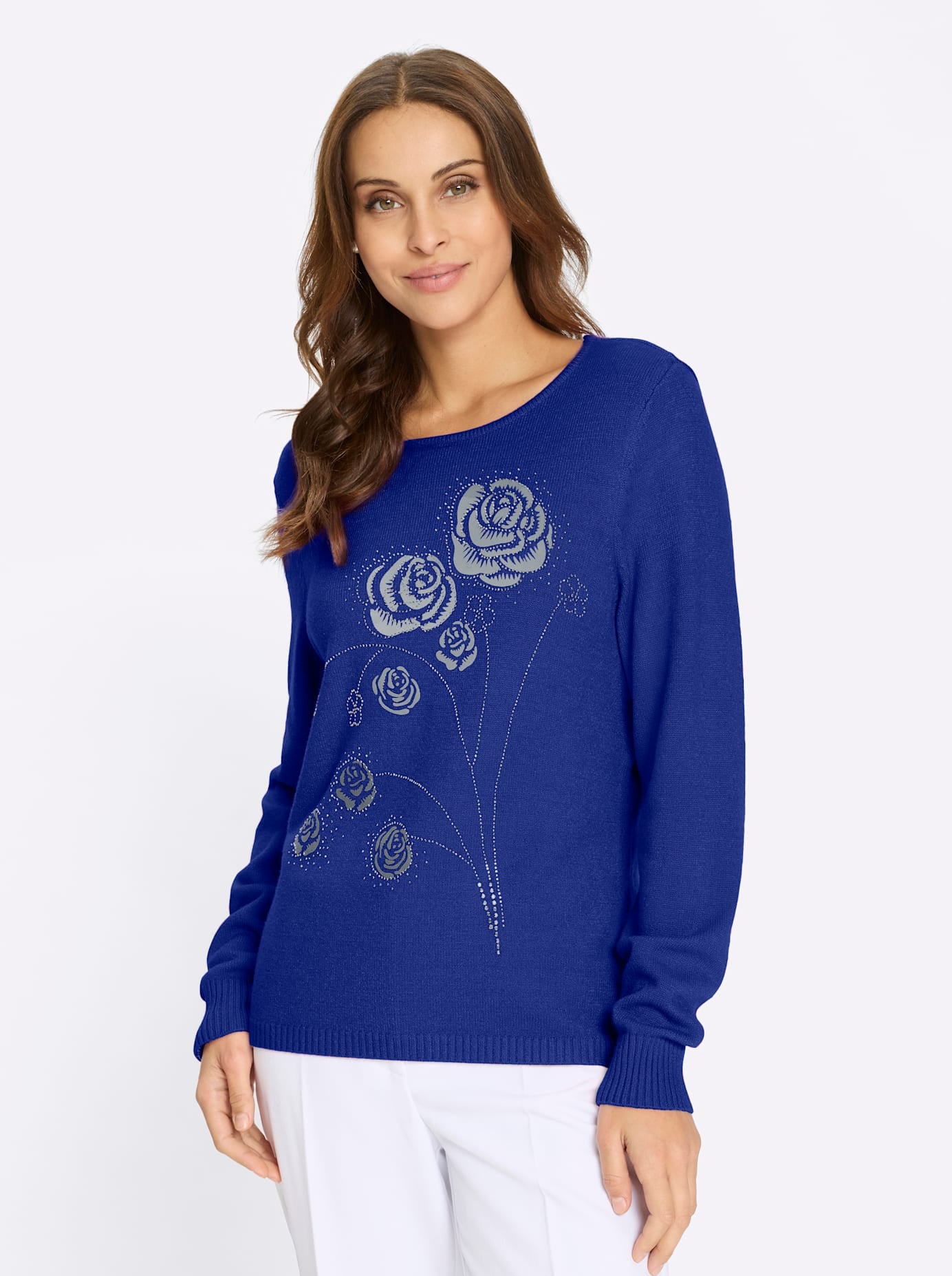 Lady Rundhalspullover "Pullover" günstig online kaufen