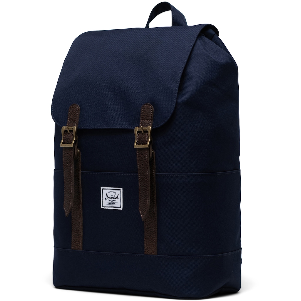 Herschel Laptoprucksack »Classic, Retreat Small, Peacoat/Coffee«