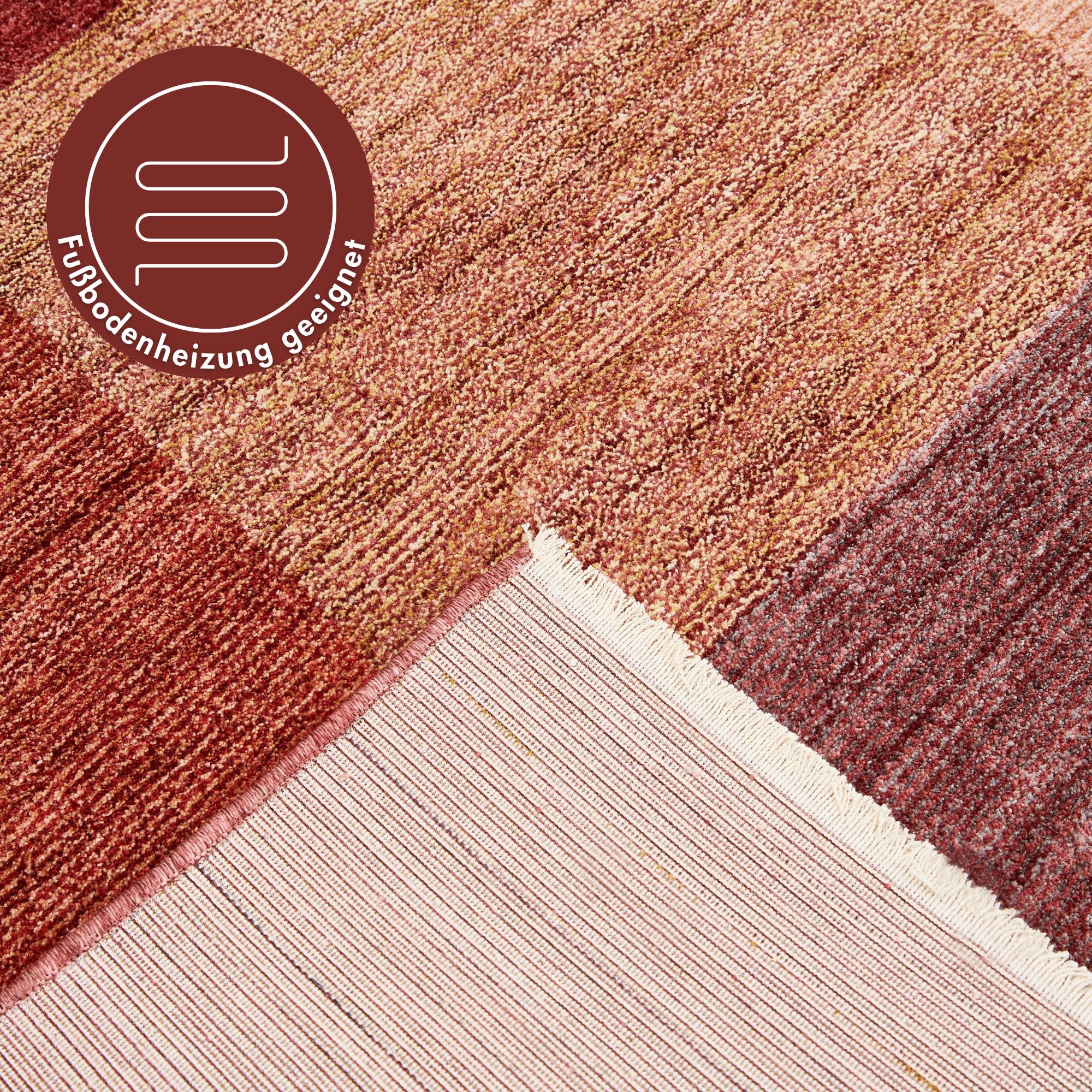 LUXOR living Teppich »Rocco« rechteckig 11 mm Höhe Vintage-Look, verschiedene Designs, mit Fransen, Wohnzimmer