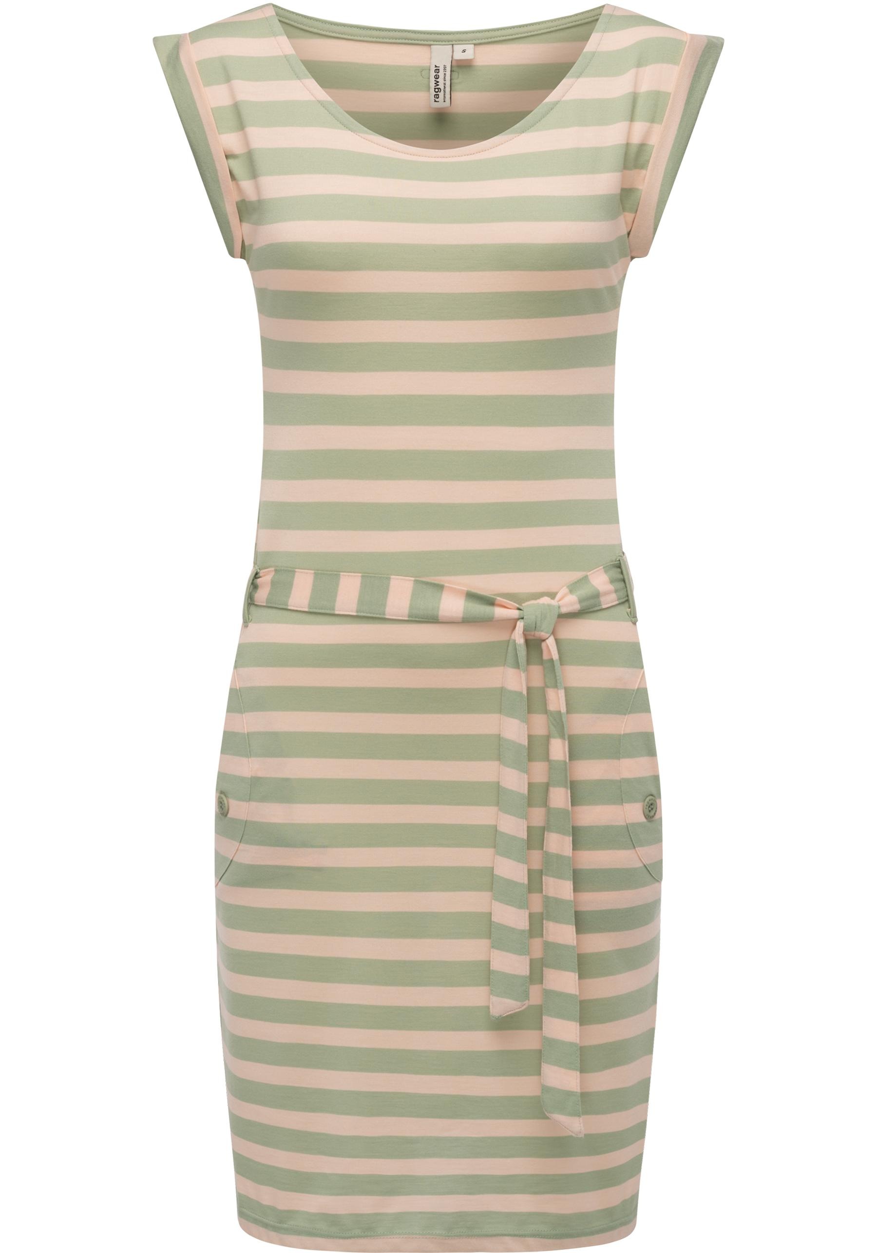 Ragwear Sommerkleid "Tagg Stripes" Eingrifftaschen gestreiftes Damen Minikl günstig online kaufen