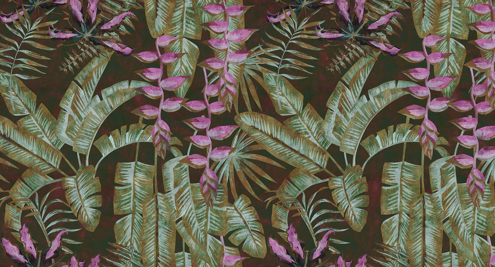 living walls "Walls by Patel Tropicana 1" glatt Vlies, Wand, Schräge günstig online kaufen