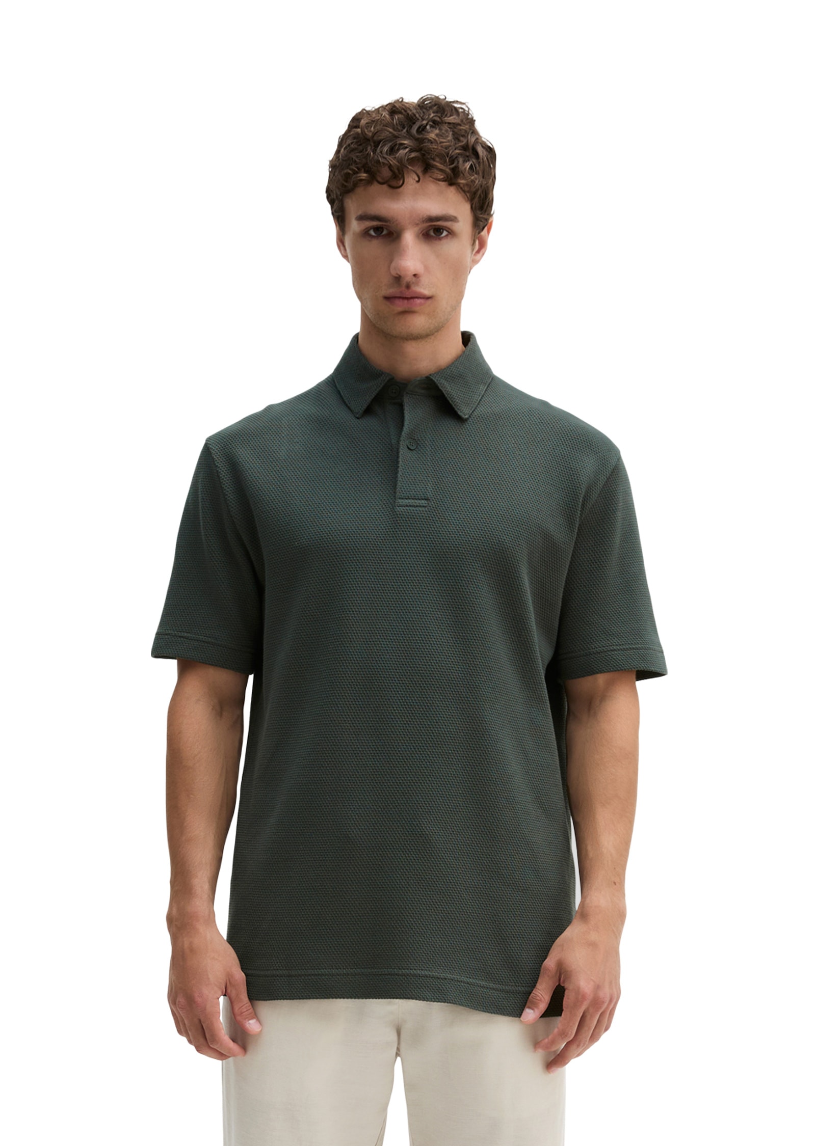 Marc O'Polo Poloshirt »mit feiner Struktur«