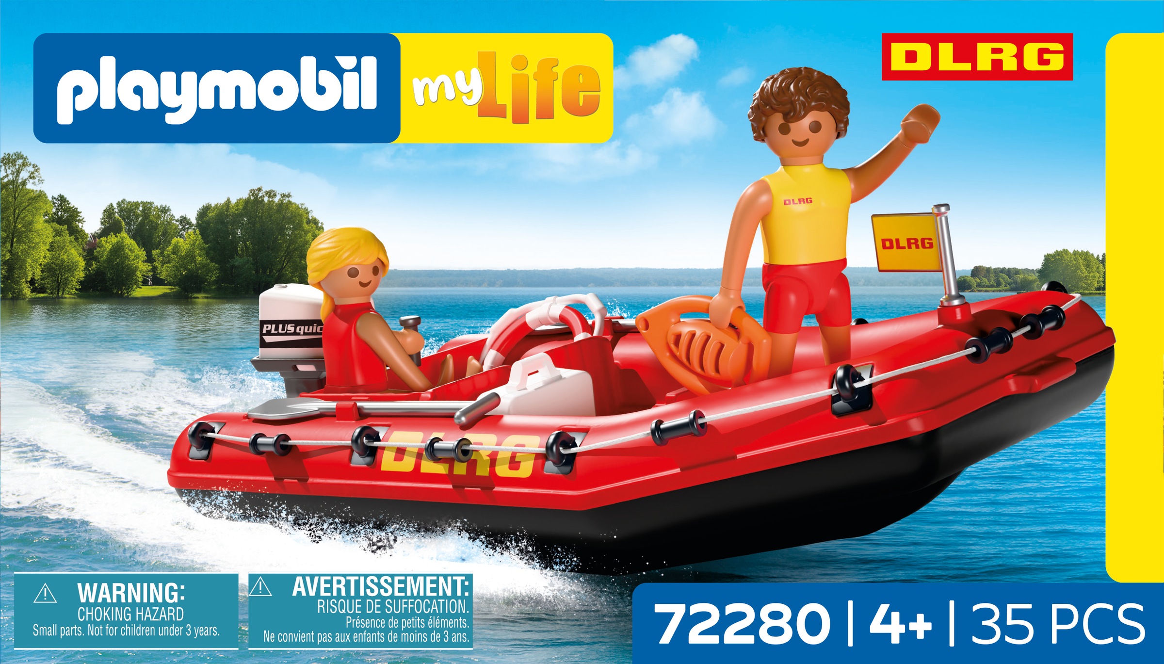 Playmobil® Konstruktions-Spielset »Rettungsboot (72280), My Life« Made in Germany