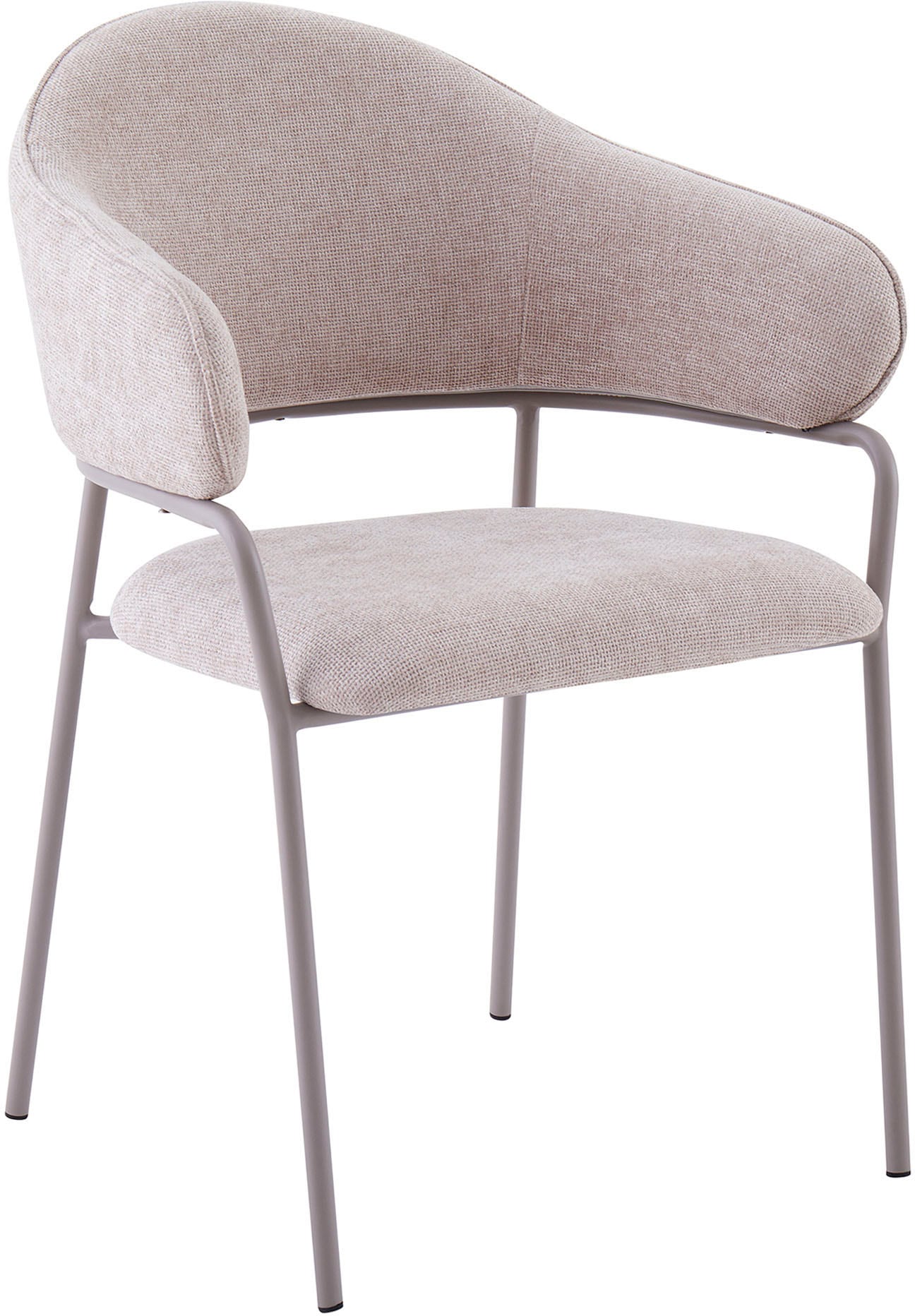 byLIVING Esszimmerstuhl »Curve« (Set) 2 Stk.moderner Stoff Stuhl mit gemütlichem Sitzkomfort, verschiedene Farben.