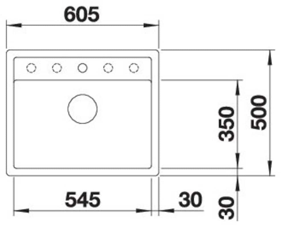 Blanco Granitspüle »DALAGO 6-F« 1 Stk. tlg. erhältlich in mehreren Farben