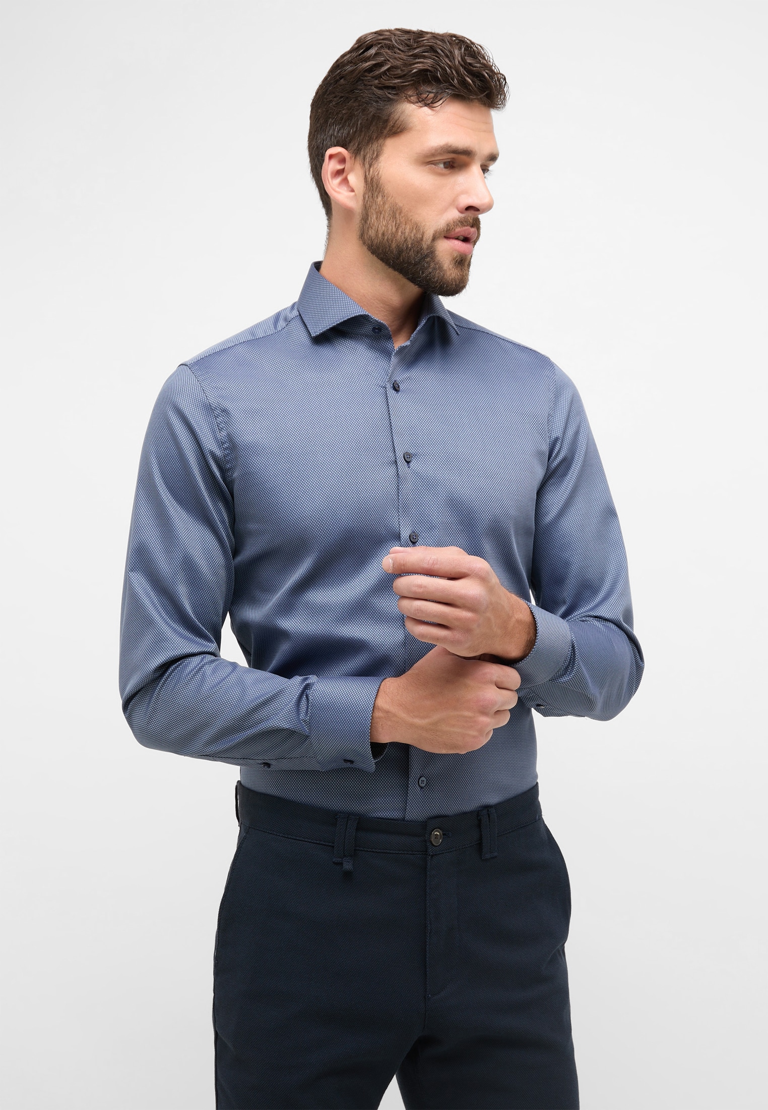 Eterna Langarmhemd "SLIM FIT", NON IRON (bügelfrei) günstig online kaufen