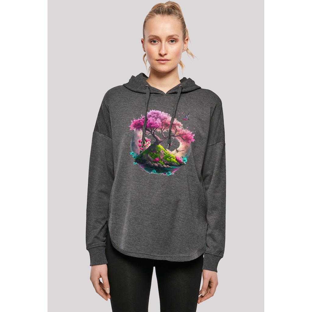 F4NT4STIC Kapuzenpullover »Kirschblüten Baum Oversize Hoodie«