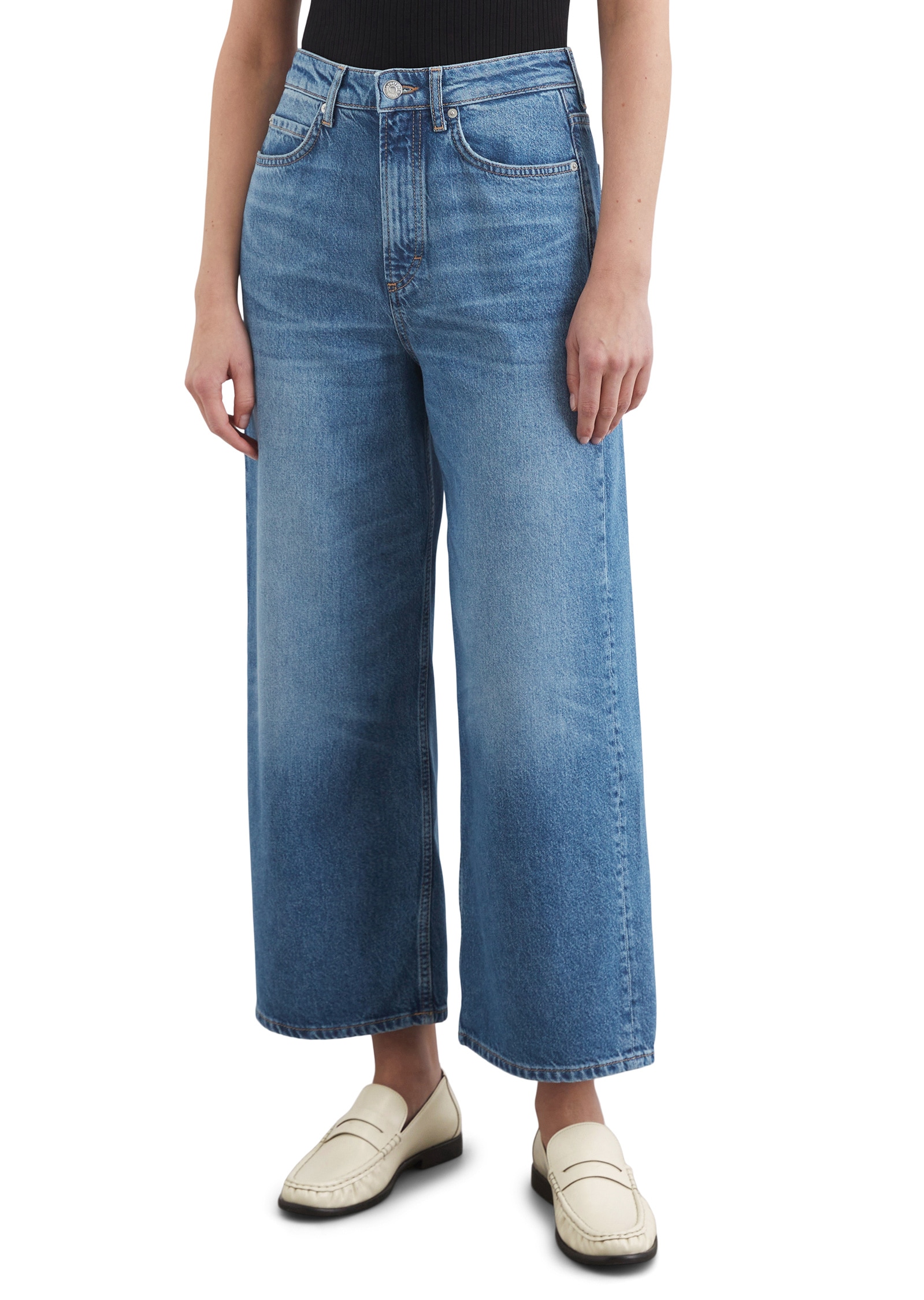 Marc OPolo Weite Jeans "im Culotte-Stil" günstig online kaufen