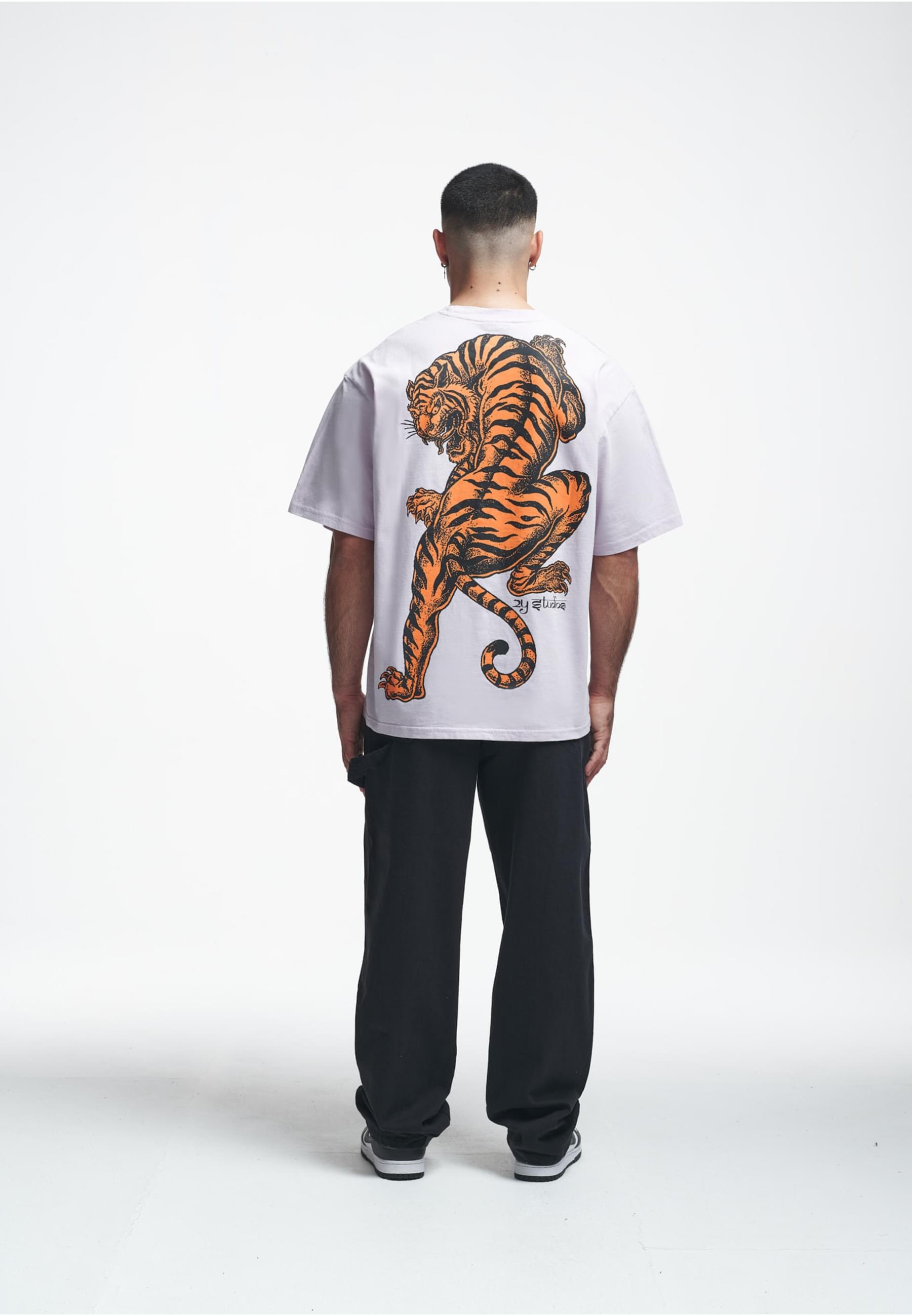 2Y Studios T-Shirt »2Y Studios Herren 2Y Tiger Oversize Tee«, (1 tlg.)