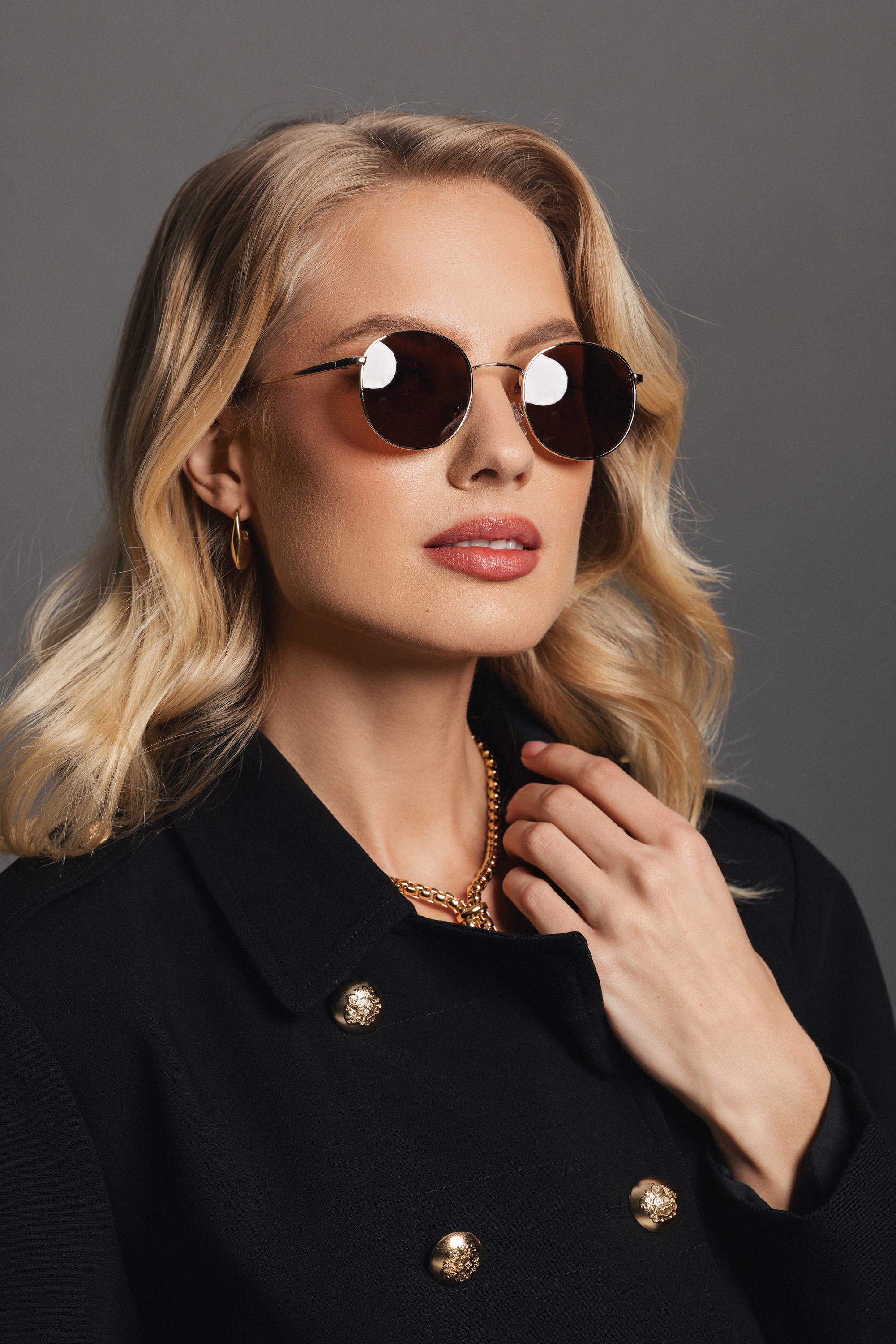 MARC LAUDER Sonnenbrille »LA10-03« 3: dark glass, strong solar luminosity