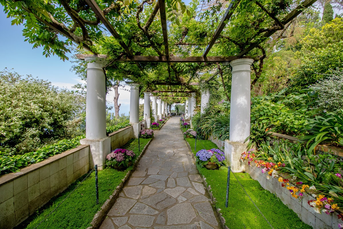 Fototapete »Capri Pergola«