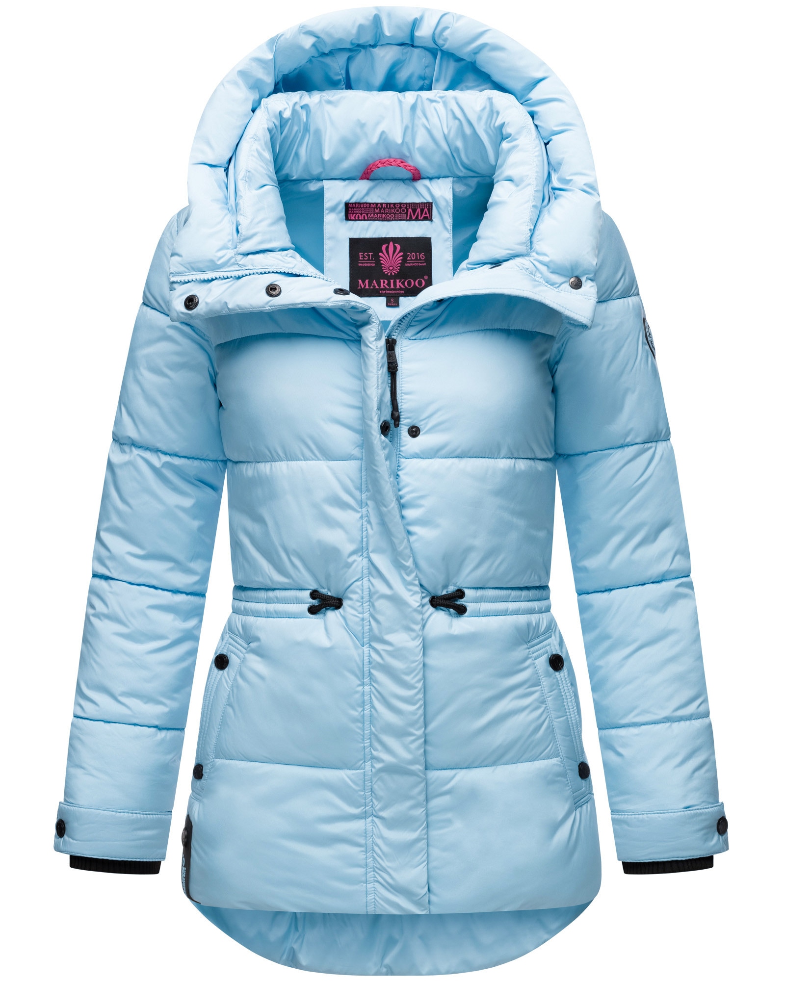 Marikoo Winterjacke "Akumaa", mit tailliertem Schnitt