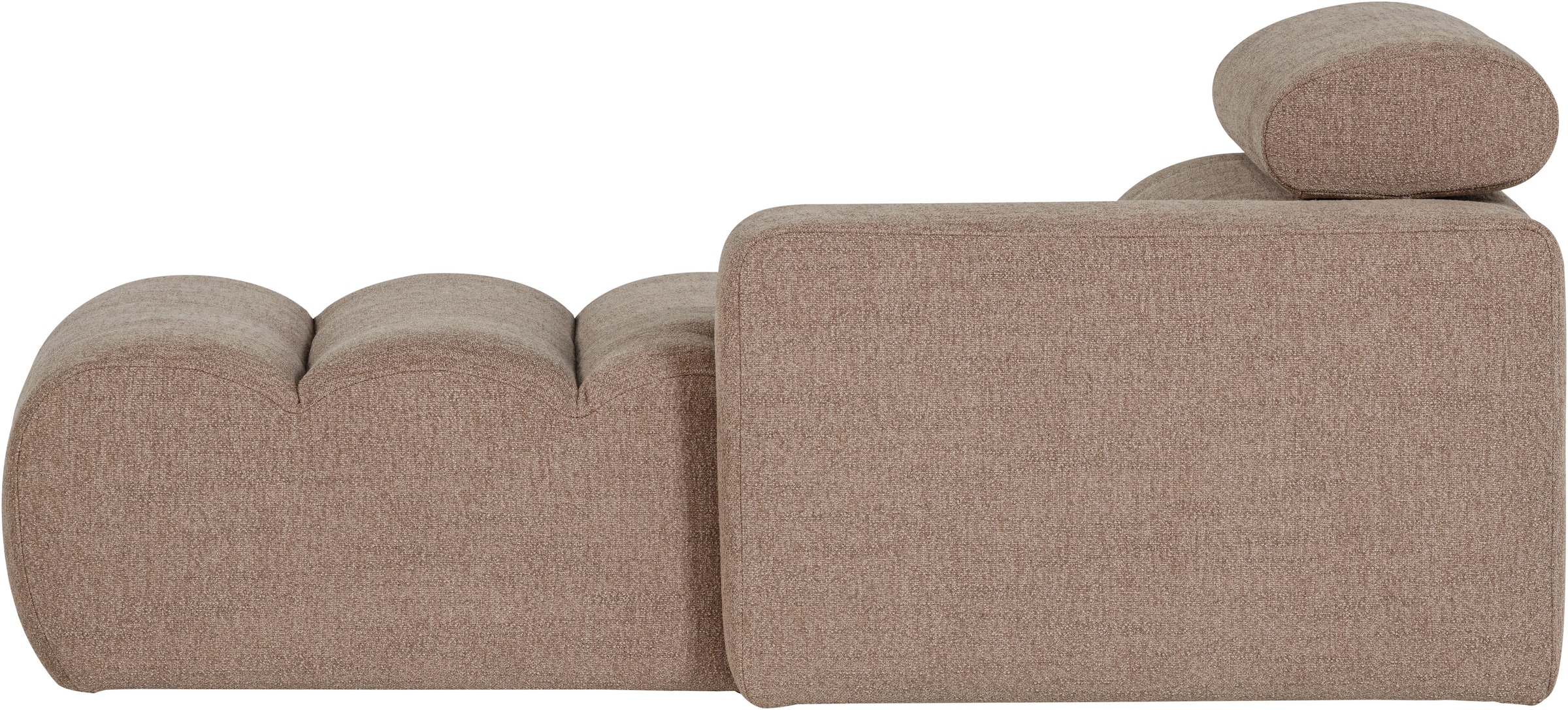 WOOOD Sofaelement »Novi Bezug mit verstellbarer Nackenstütze B 109 x T 173 x H 86 cm« Tragkraft 120 kg, Maximale Verschleißfestigkeit
