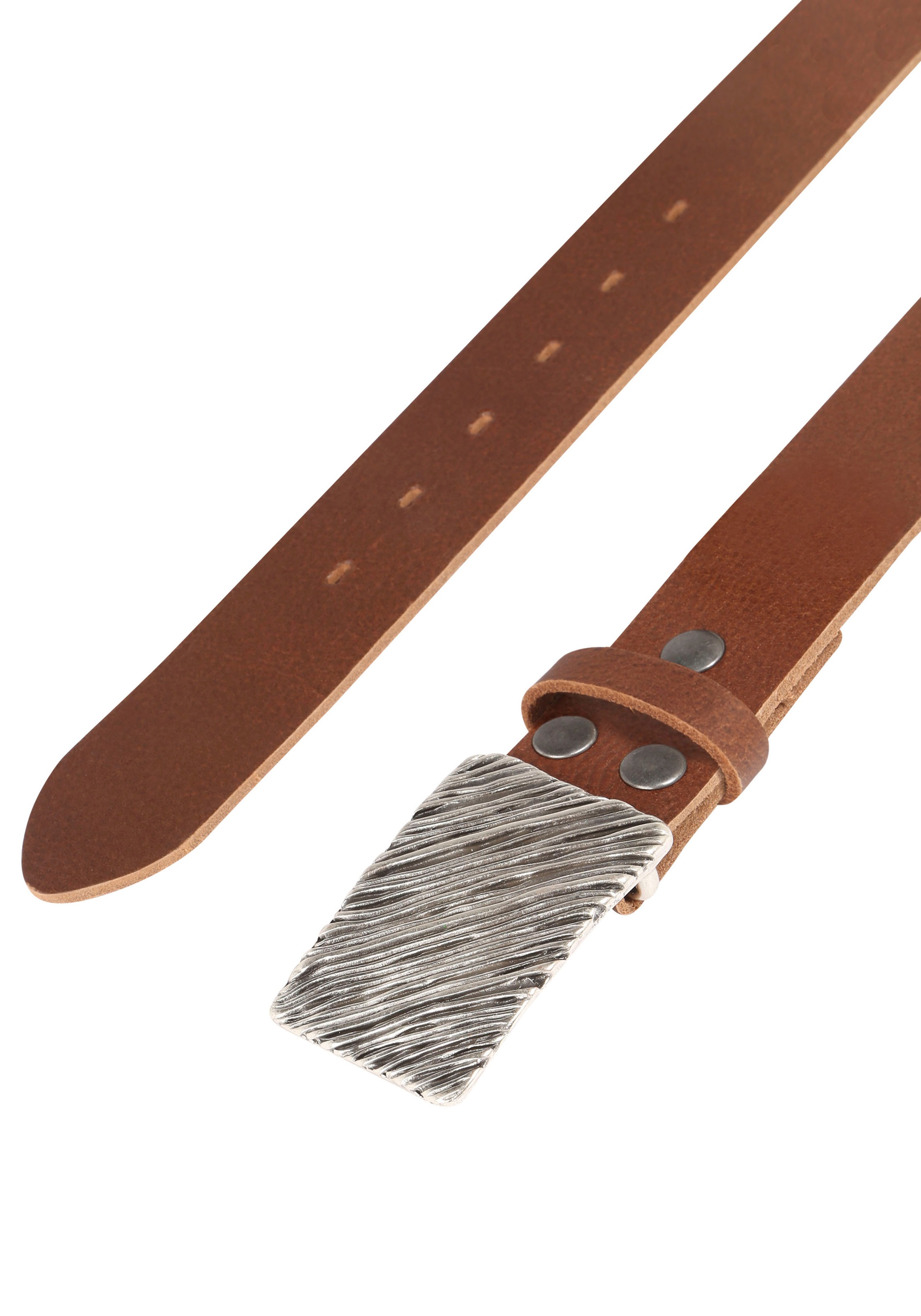 Rettungsring Gürtel Ledergürtel mit austauschbarer Schließe "Seegras Rund" günstig online kaufen