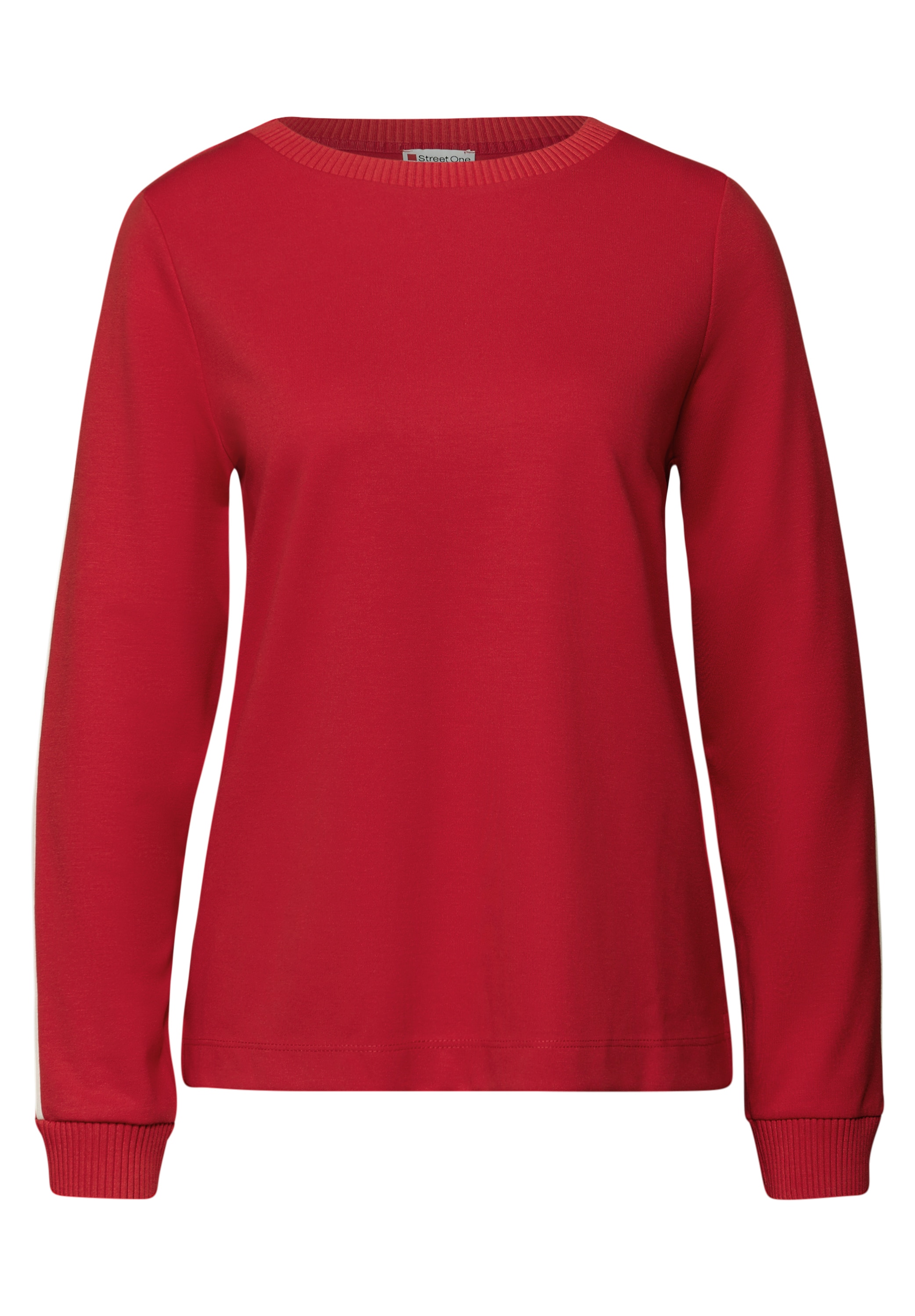 STREET ONE Langarmshirt, mit U-Boot-Ausschnitt