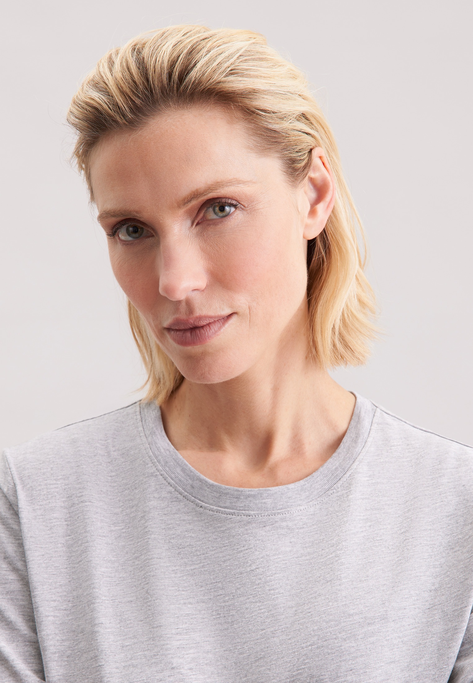 Thumbnail - seidensticker T-Shirt "Schwarze Rose" 1/2 Rundhals Uni