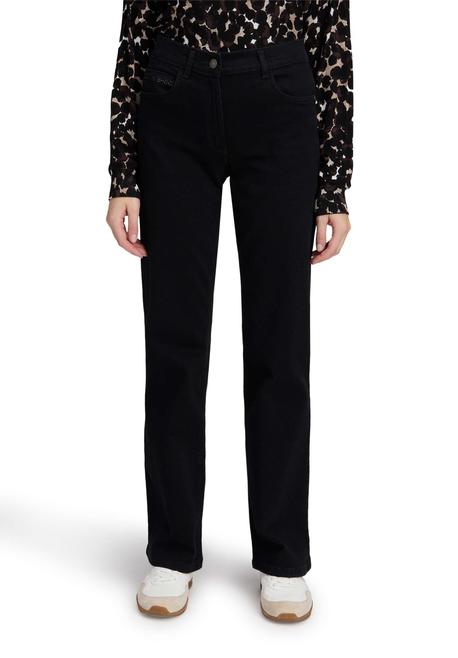 Betty Barclay Slim-fit-Jeans "Betty Barclay Damen Casual-Hose mit Strass" günstig online kaufen