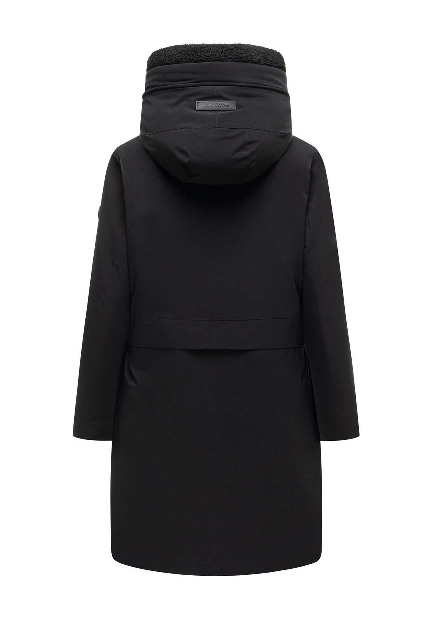Marikoo Parka »Pakaami« mit Kapuze Winterparka mit Kapuze, Teddyfutter, aufgesetzten Taschen