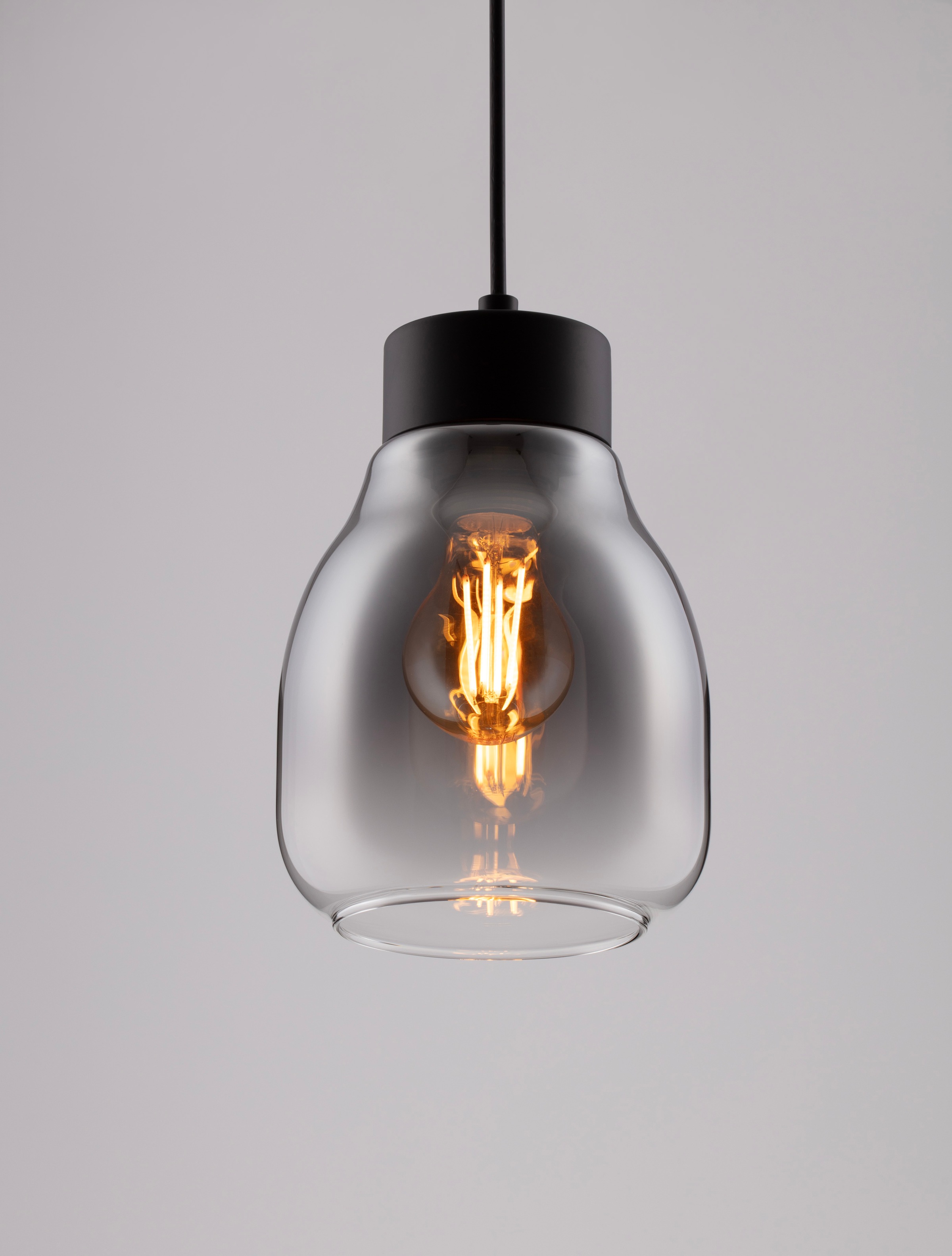 Nova Luce Pendelleuchte »BLACU«, 1 flammig