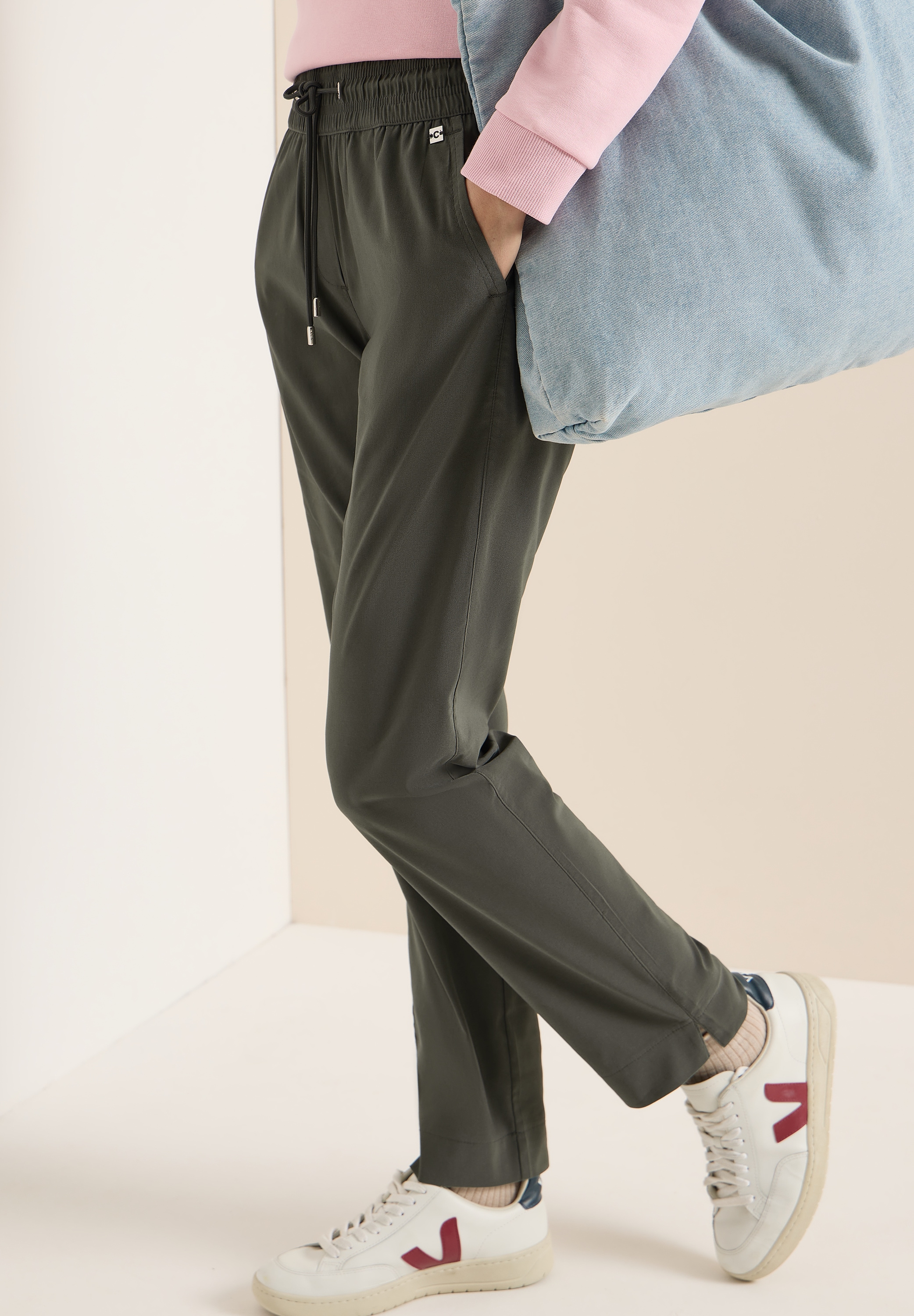 Cecil Stoffhose Middle Waist