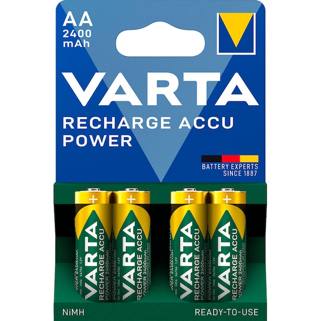 VARTA Akkupacks »4er Pack Mignon 2400mAh NiMH«, Mignon, AA | BAUR