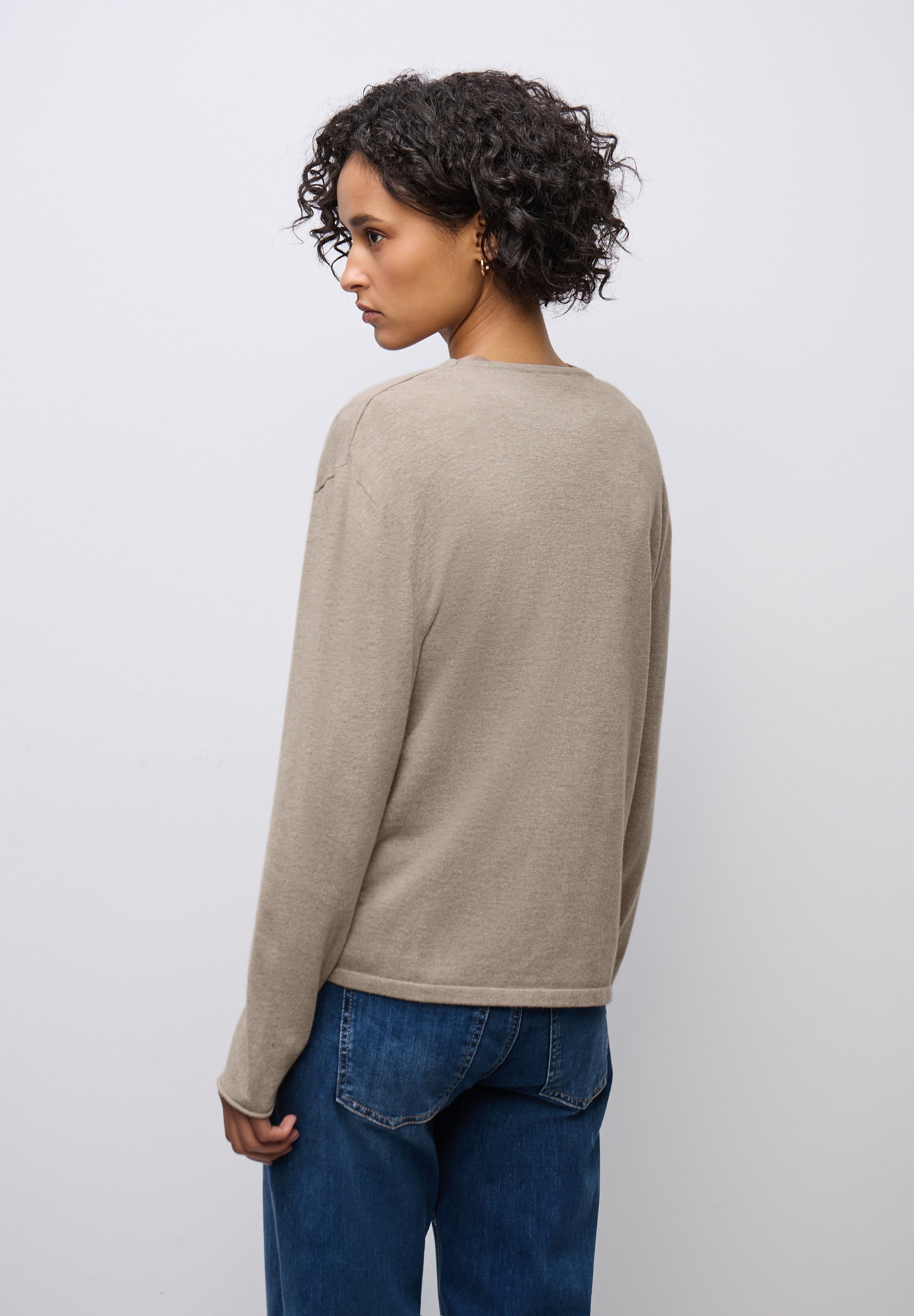 STREET ONE Strickjacke aus softem Materialmix