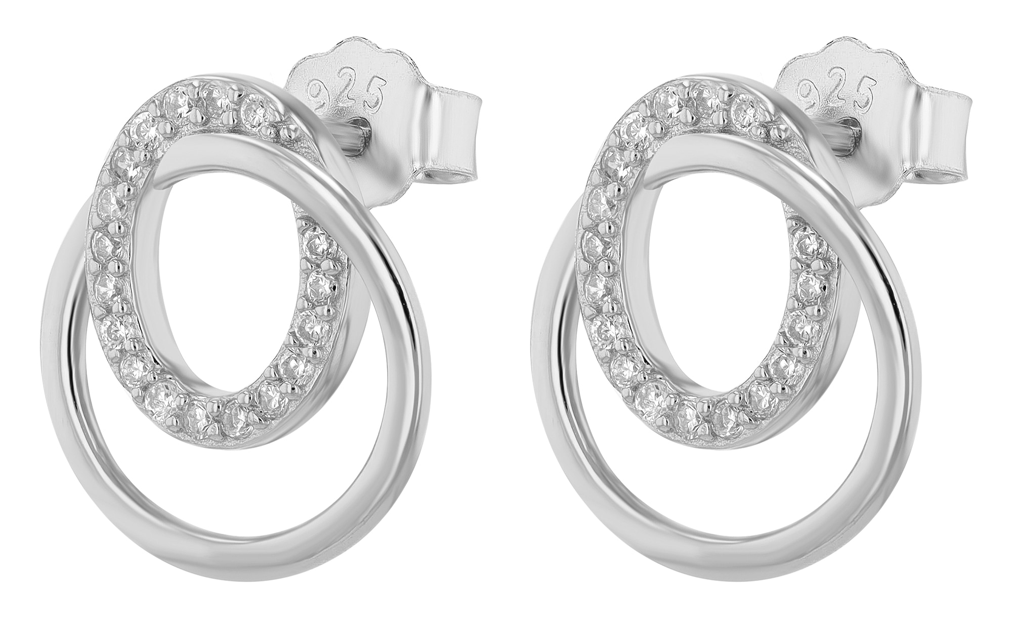 Adelia´s Paar Ohrhänger »Damen Ohrringe – Ohrstecker aus 925 Silber« Ideal als Geschenk zum Weihnachten