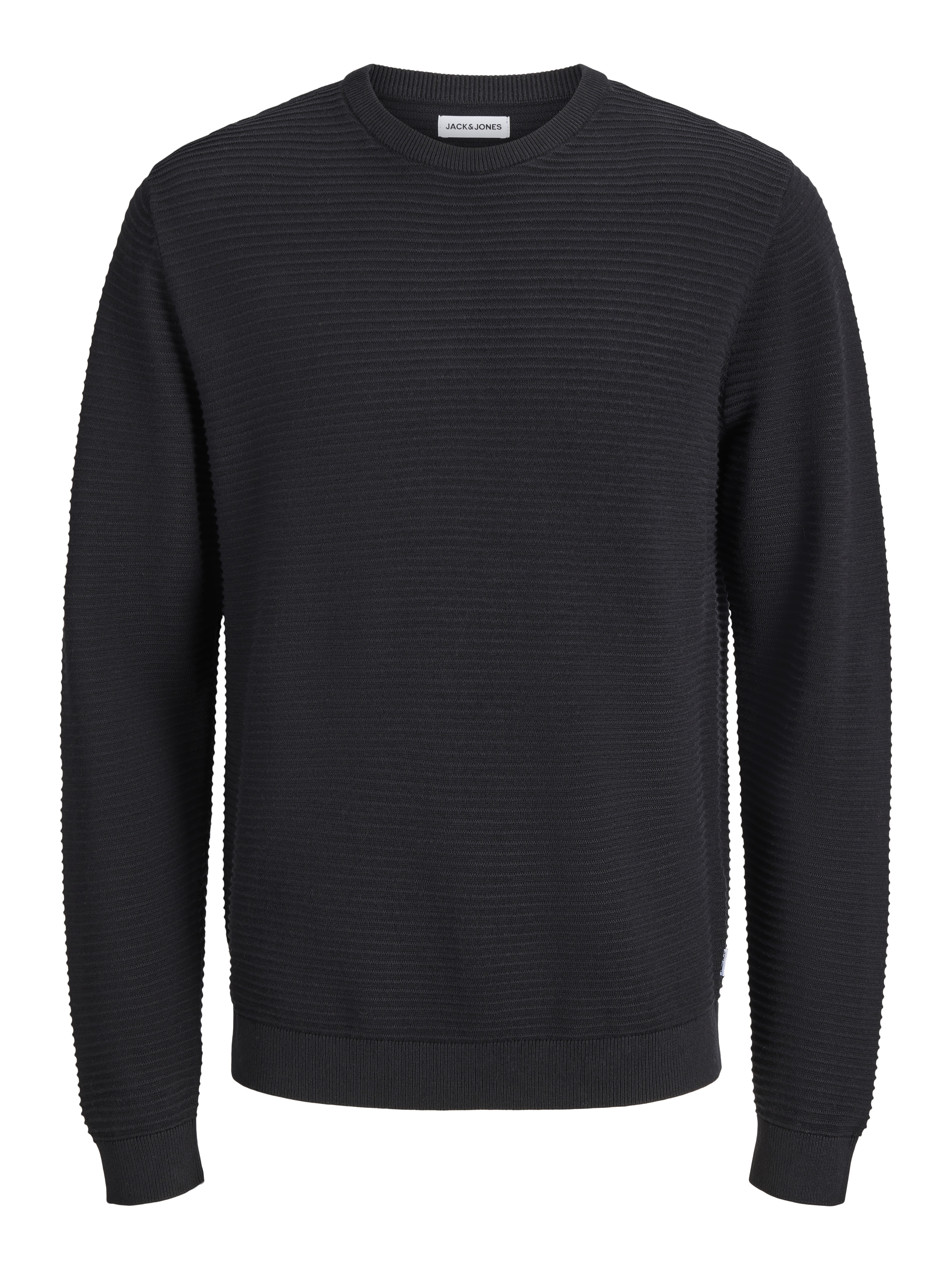 Jack & Jones Rundhalspullover "JJEBRODY KNIT CREW NECK" Baumwolle