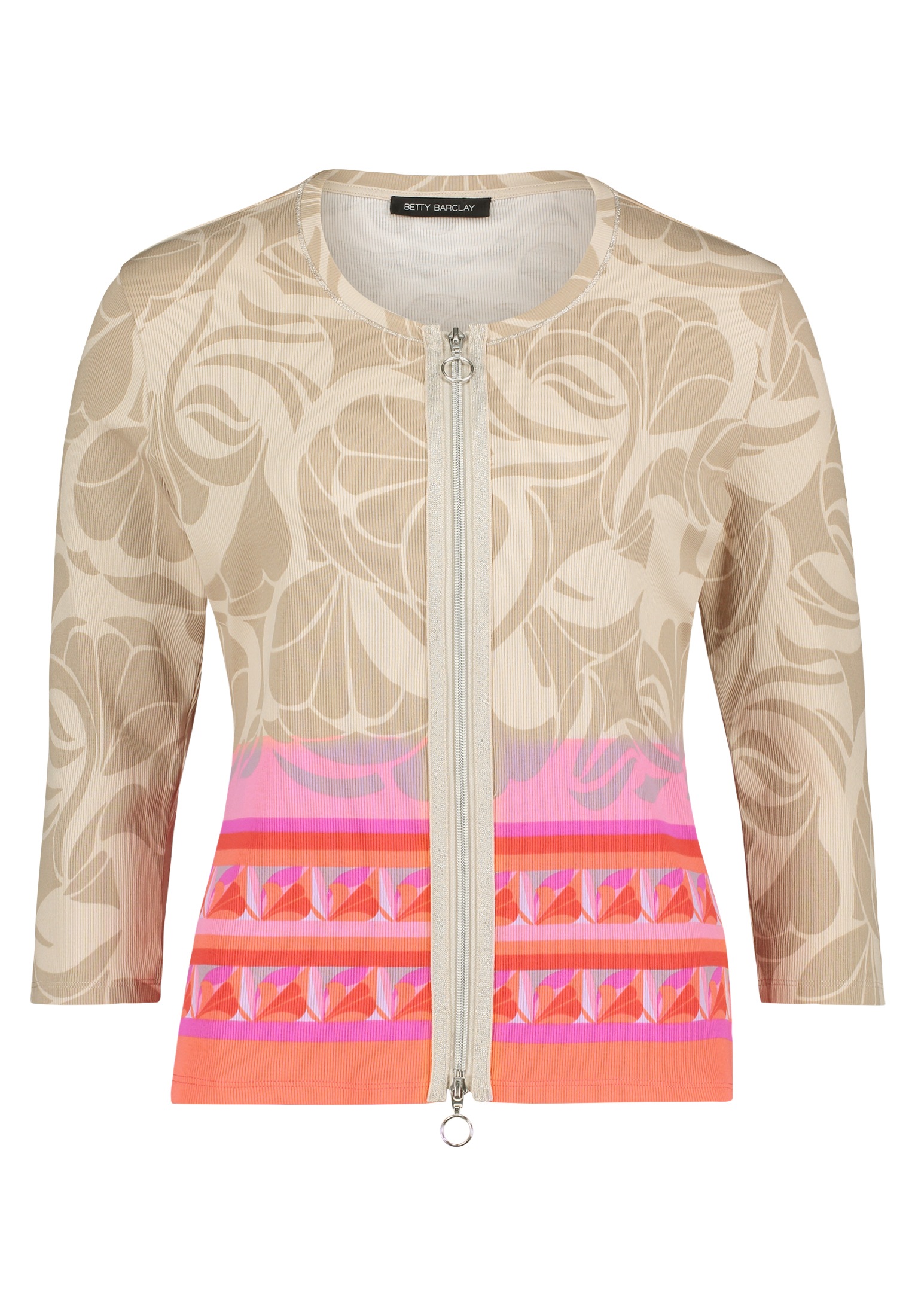 Betty Barclay Shirtjacke "Betty Barclay Damen Shirtjacke mit Rippenstruktur günstig online kaufen