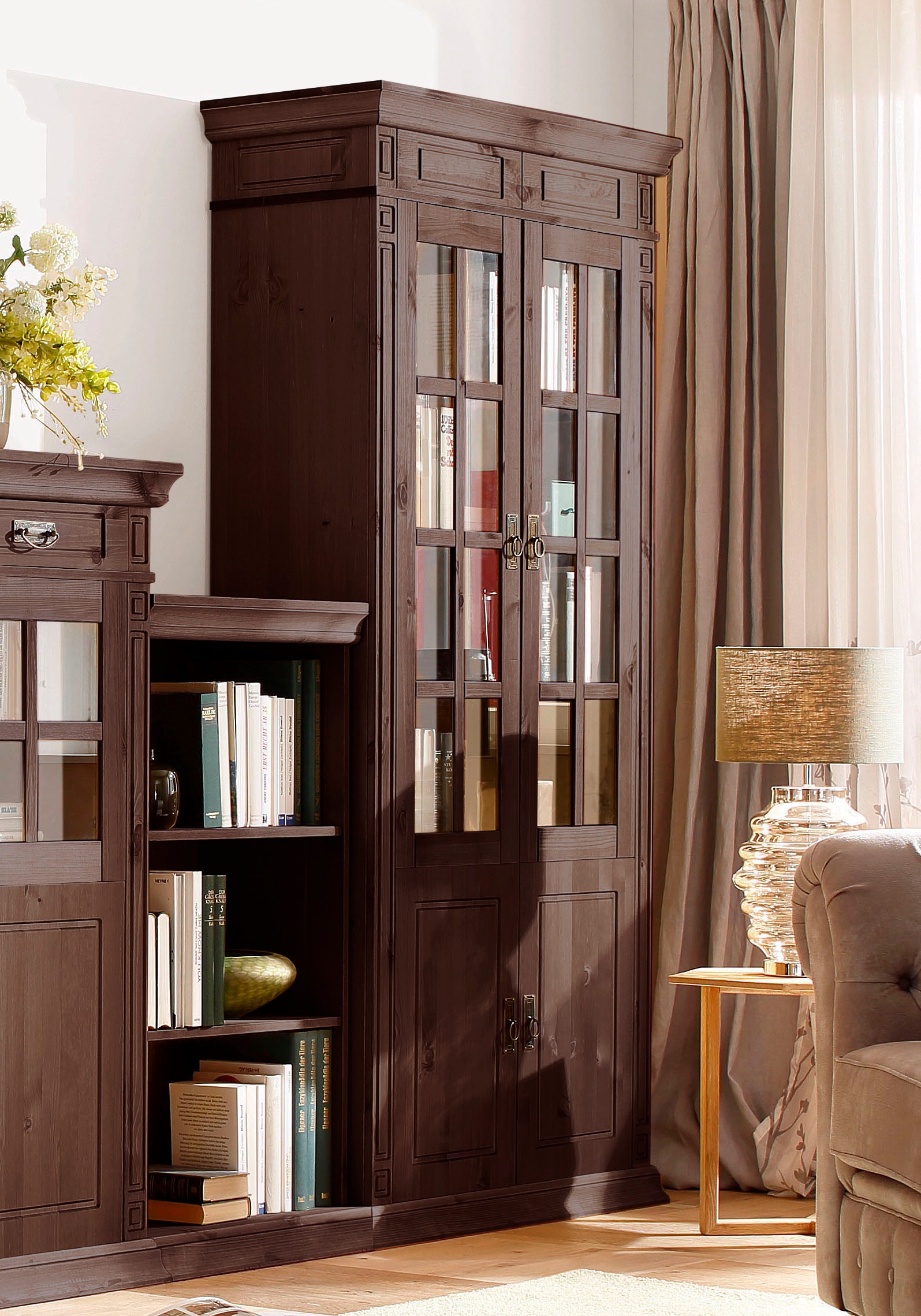 Home affaire Vitrine "Vinales", Höhe 196 cm günstig online kaufen