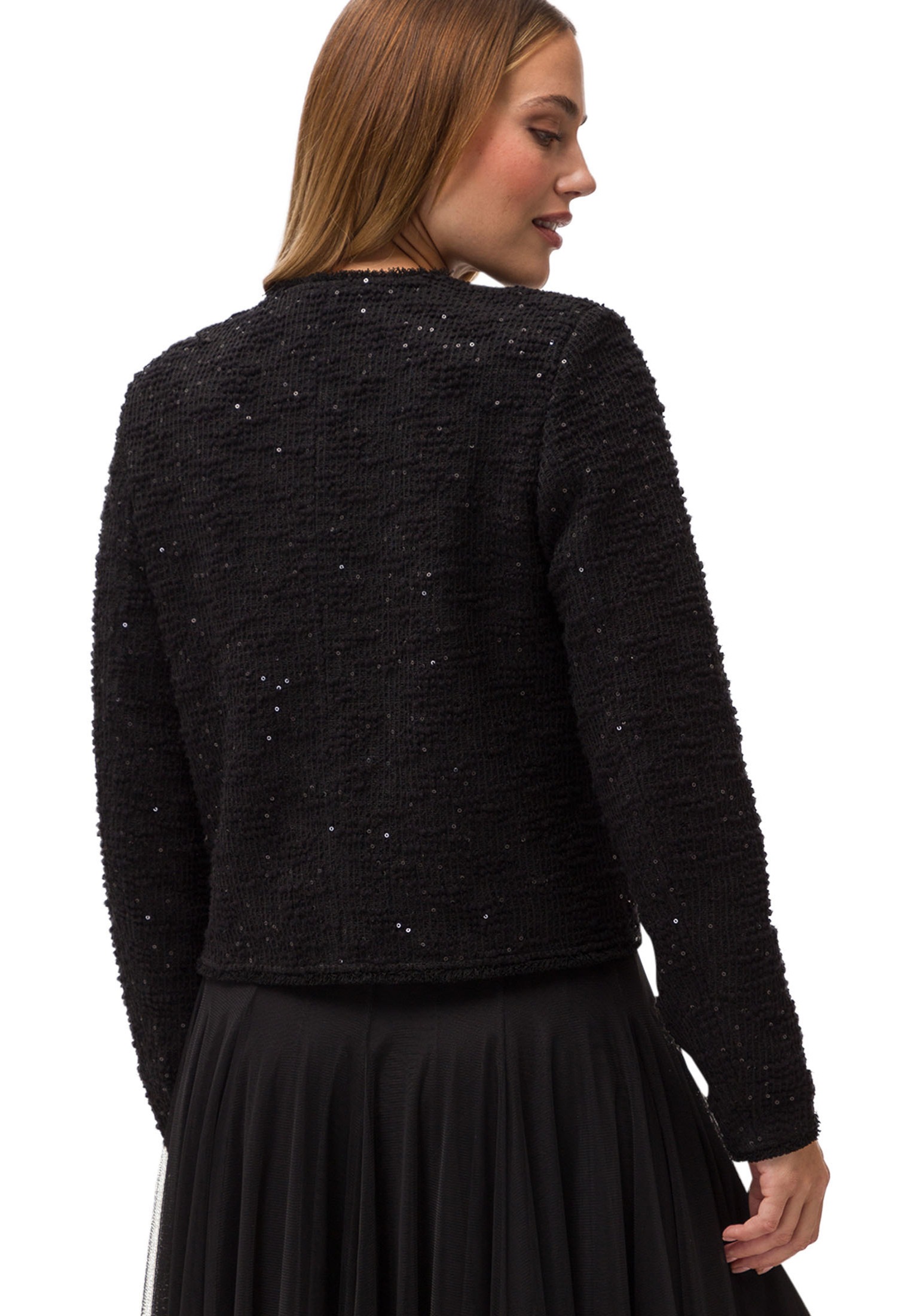 Zero Jackenblazer »zero Blazerjacke mit Pailletten«, strukturiert