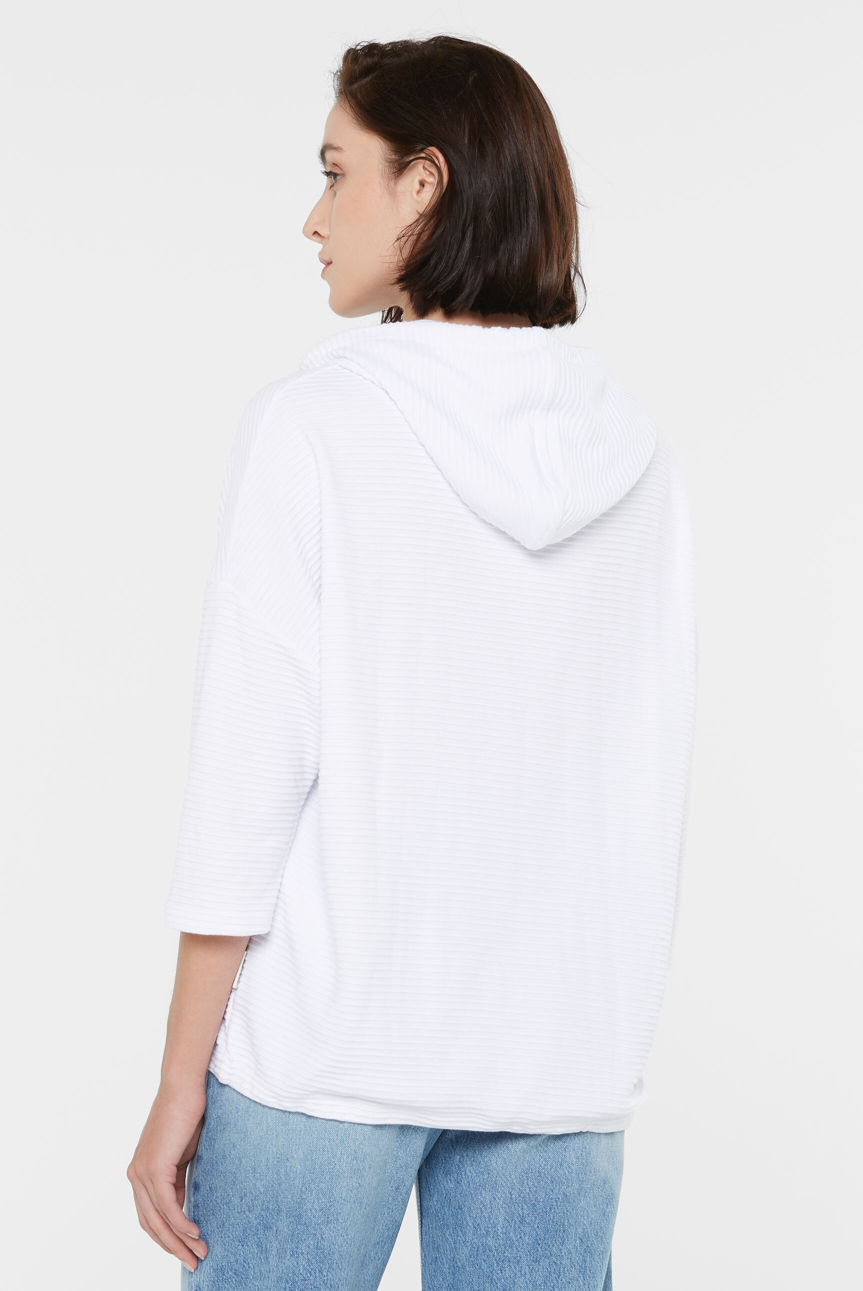 SENSES.THE LABEL Kapuzensweatshirt, mit überschnittenen Schultern