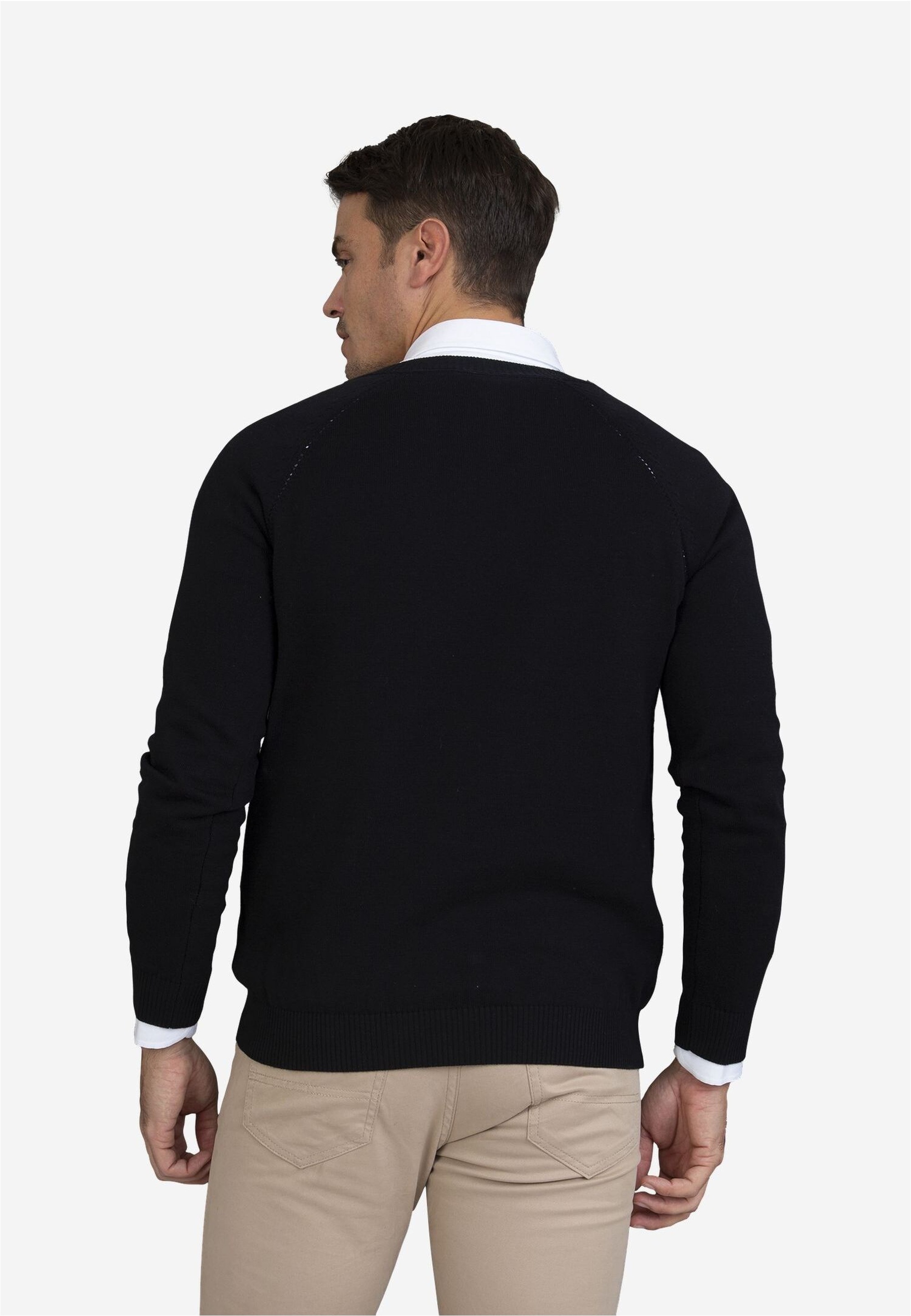 SIR RAYMOND TAILOR Strickpullover »Arma«, (1 tlg.), mit klassischem V-Ausschnitt