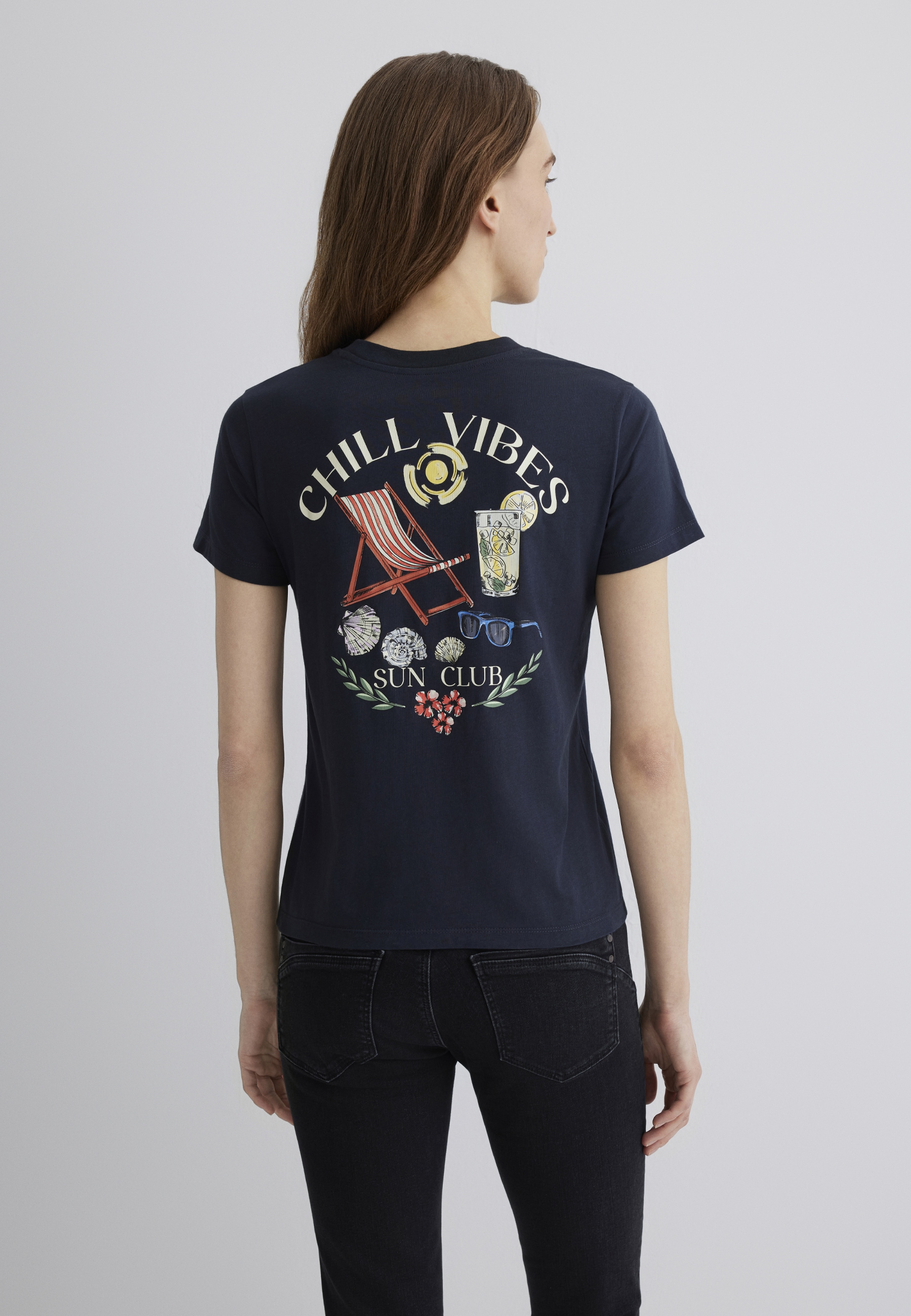 Mavi T-Shirt »BEACH PRINTED T-SHIRT«, Print T-Shirt