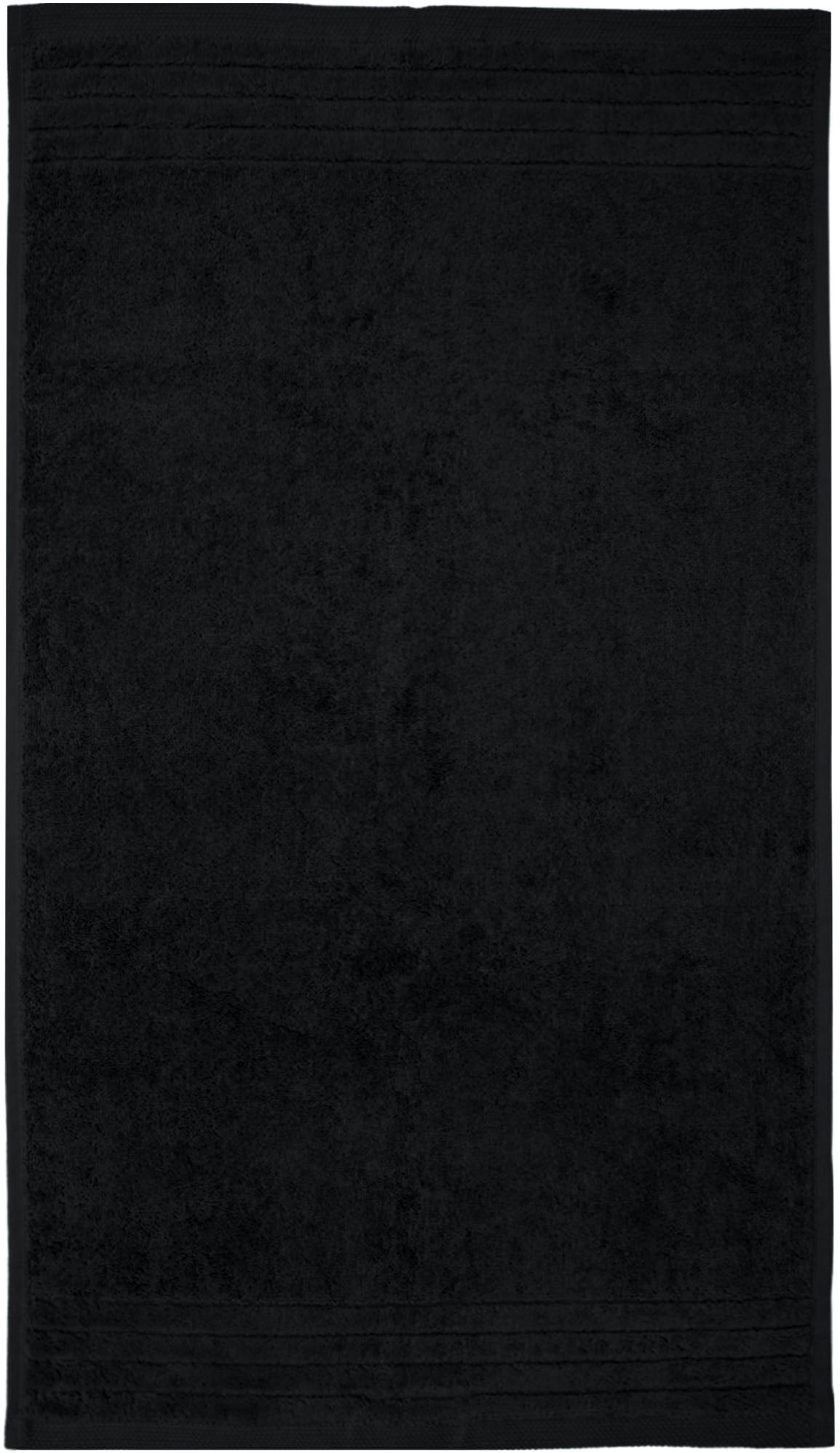 my home Handtücher »Sanremo Premium, Premium Handtücher, 600 gr/m², 40x70cm«, (Set, 6 St., 6x 40x70cm), mit Bordüre, einfarbig, flauschig und weich, Händehandtücher