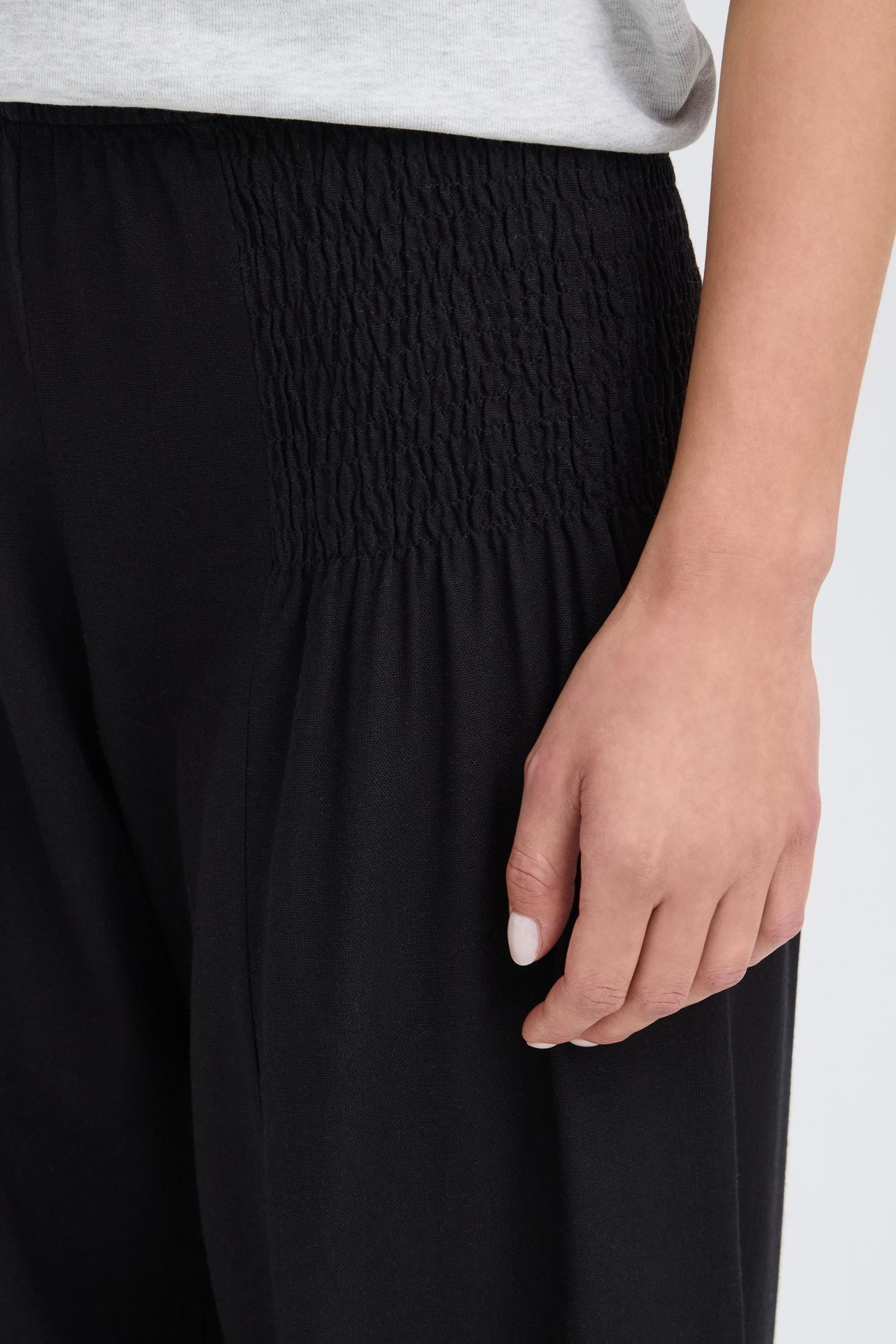 OXMO Loungehose »Loungehose OXNInna Linen Mix Relaxed Fit«