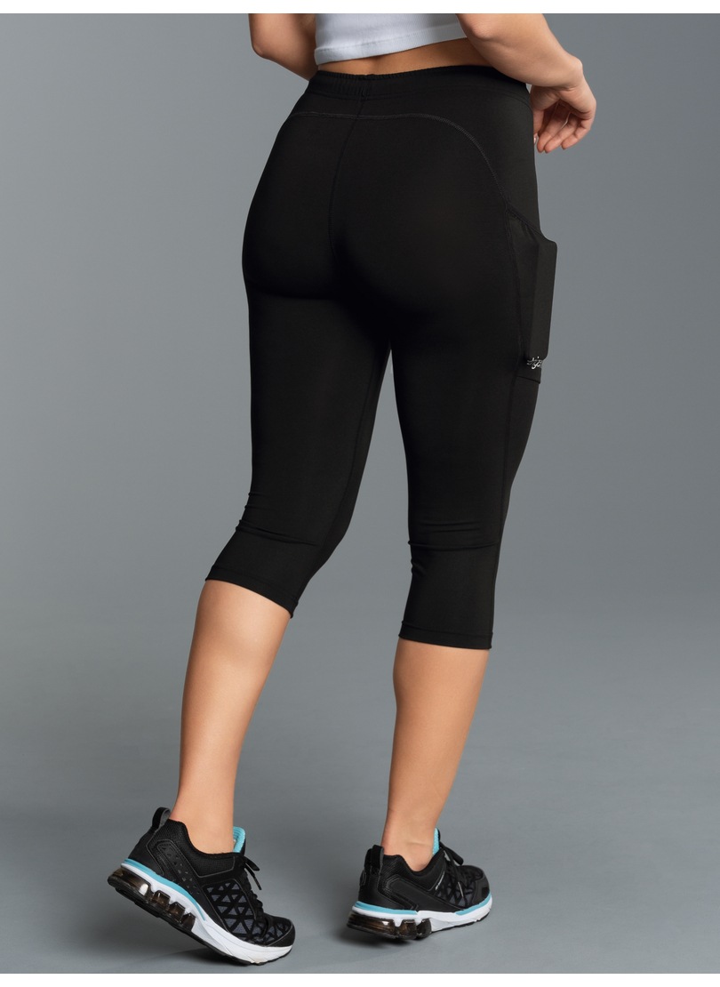 Trigema Jerseyhose »TRIGEMA Kurze Sportleggings mit Seitentasche«, (1 tlg.)