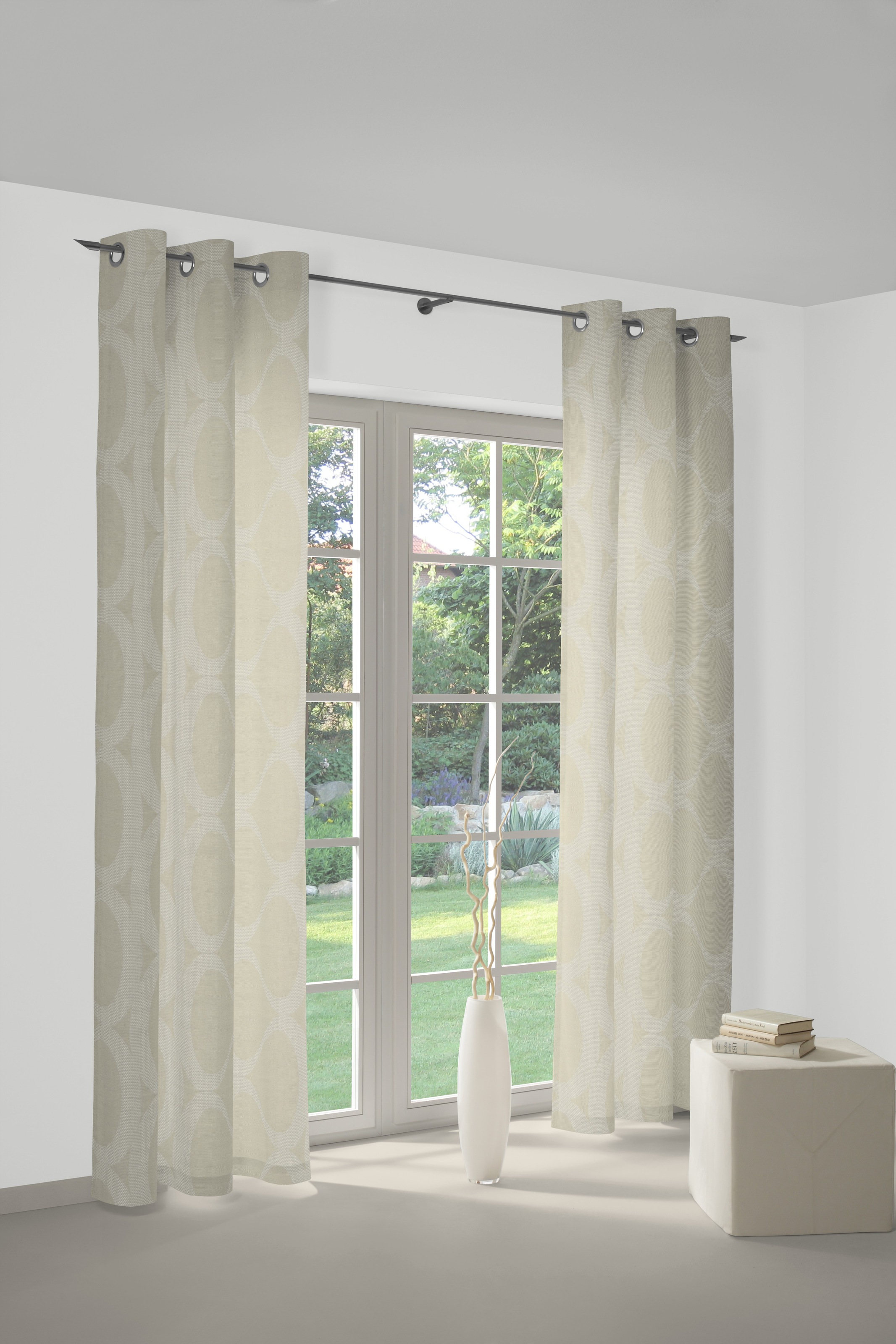 Wirth Vorhang "Lahstedt" Ösen 1 Stk. tlg. günstig online kaufen