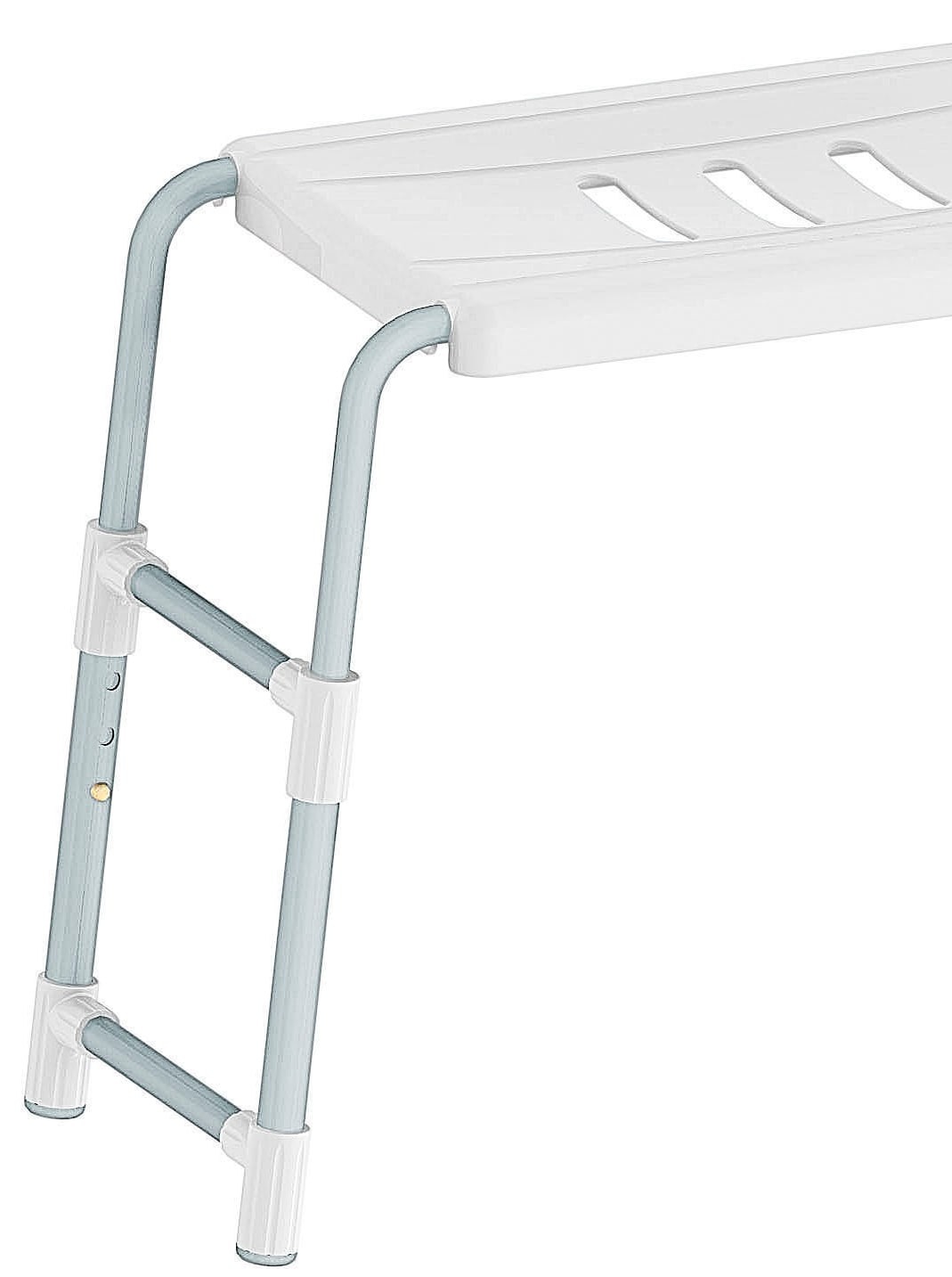 Dusch- und Badhocker, weiß, Duschhocker