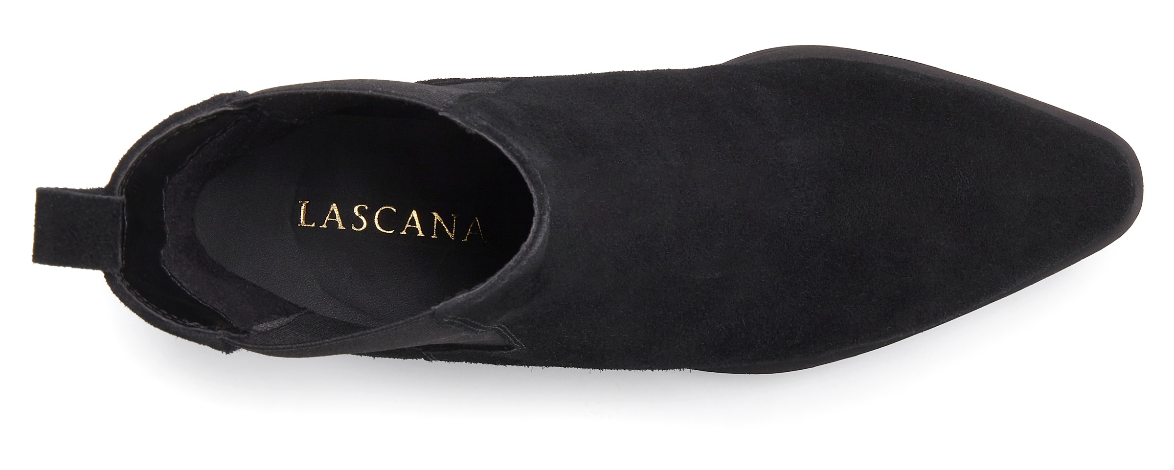 Thumbnail - LASCANA Stiefelette "Stiefel," mit Blockabsatz, mit Stretcheinsatz, normale Schuhweite, aus Leder