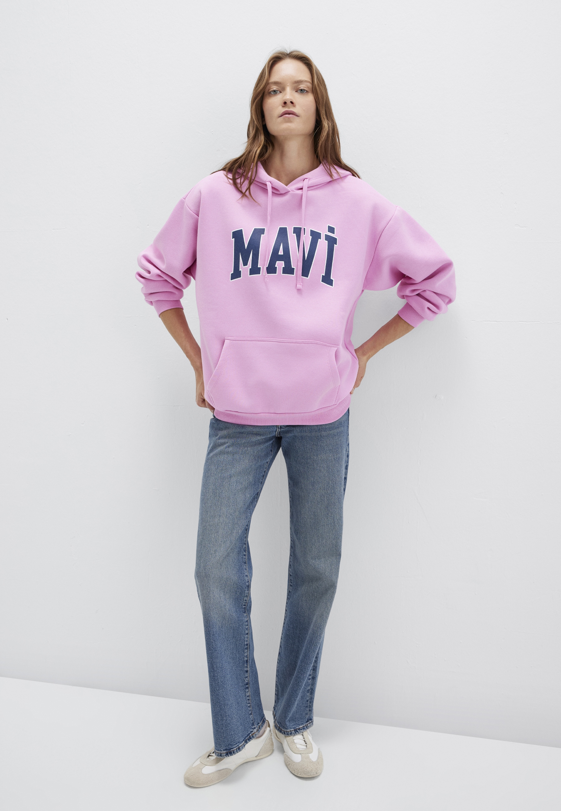 Mavi Kapuzenpullover »MAVI LOGO HOODED SWEATSHIRT« Logo Sweatshirt