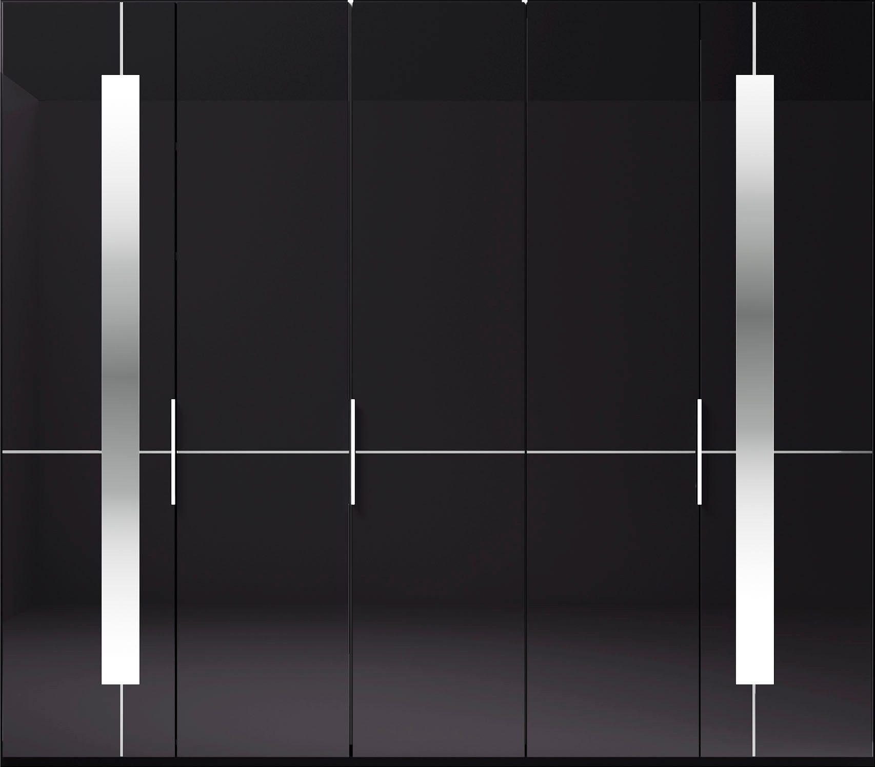 Thumbnail - Musterring Kleiderschrank "Imola W" Einlegeböden und Kleiderstangen, mit Glastüren inklusive Zierspiegel